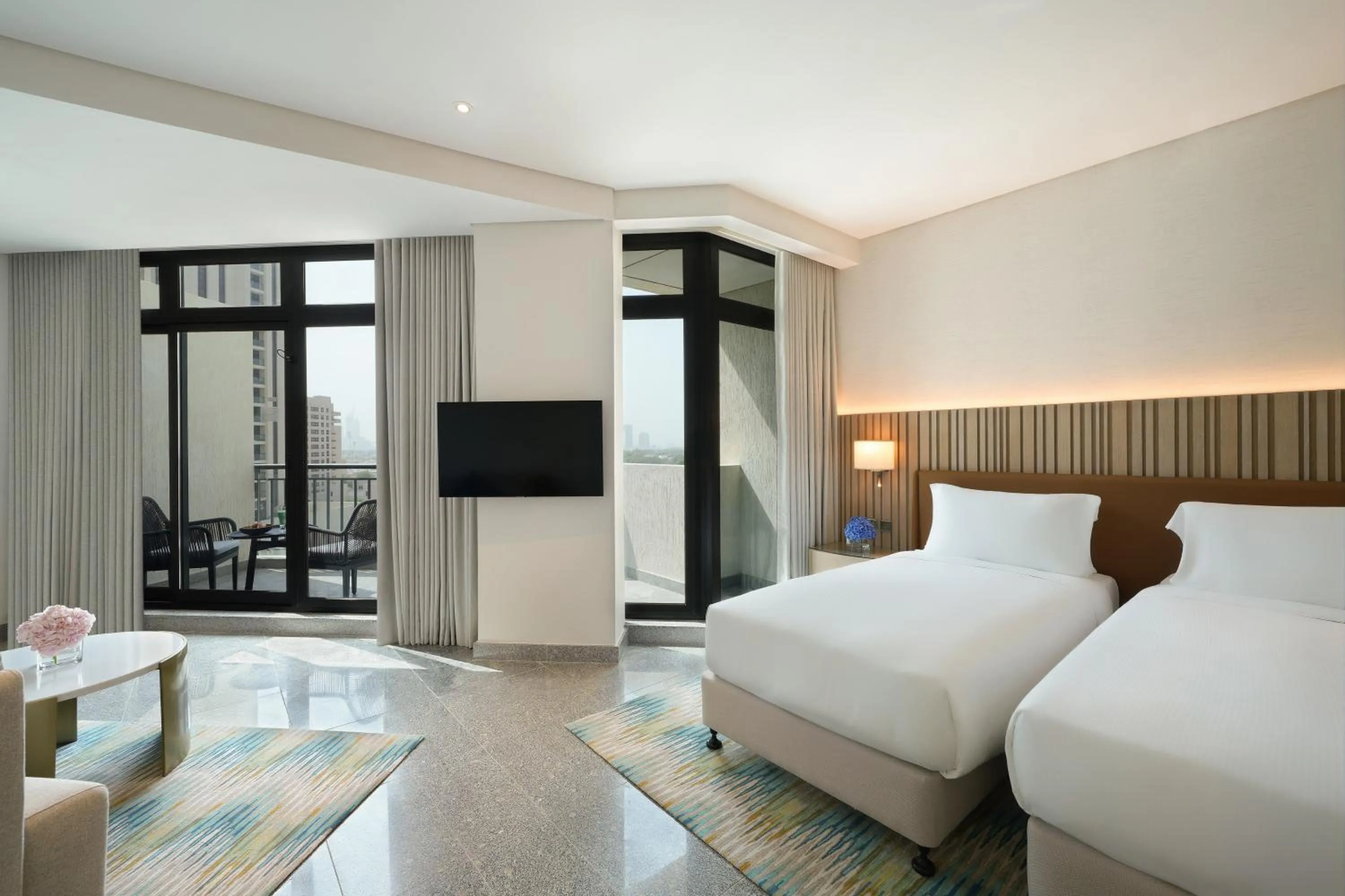 Bedroom, Bed in Arabian Park Dubai, an Edge by Rotana Hotel