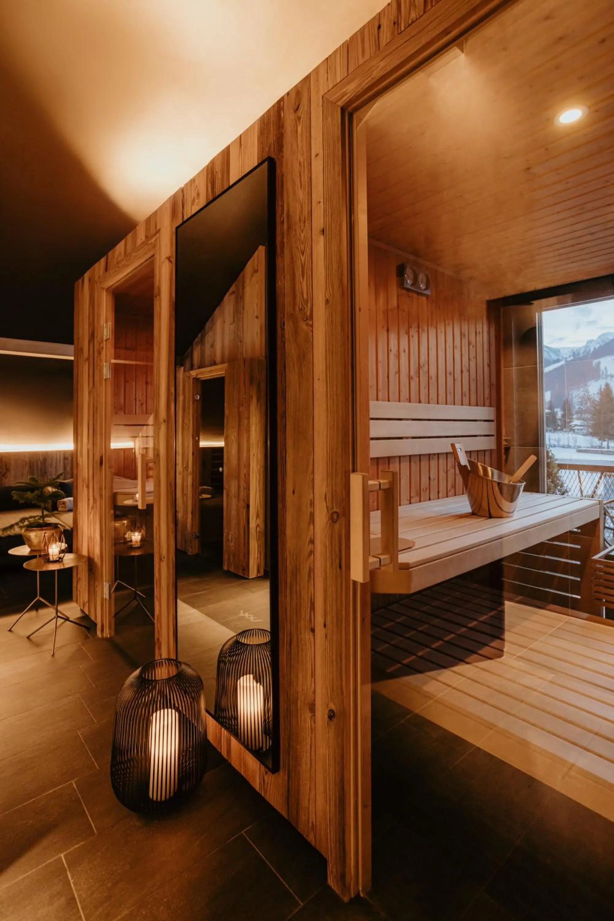 Sauna in ALMMONTE PRÄCLARUM SUITES - Casual Boutique Hotel