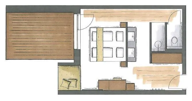 Photo of the whole room in ALMMONTE PRÄCLARUM SUITES - Casual Boutique Hotel