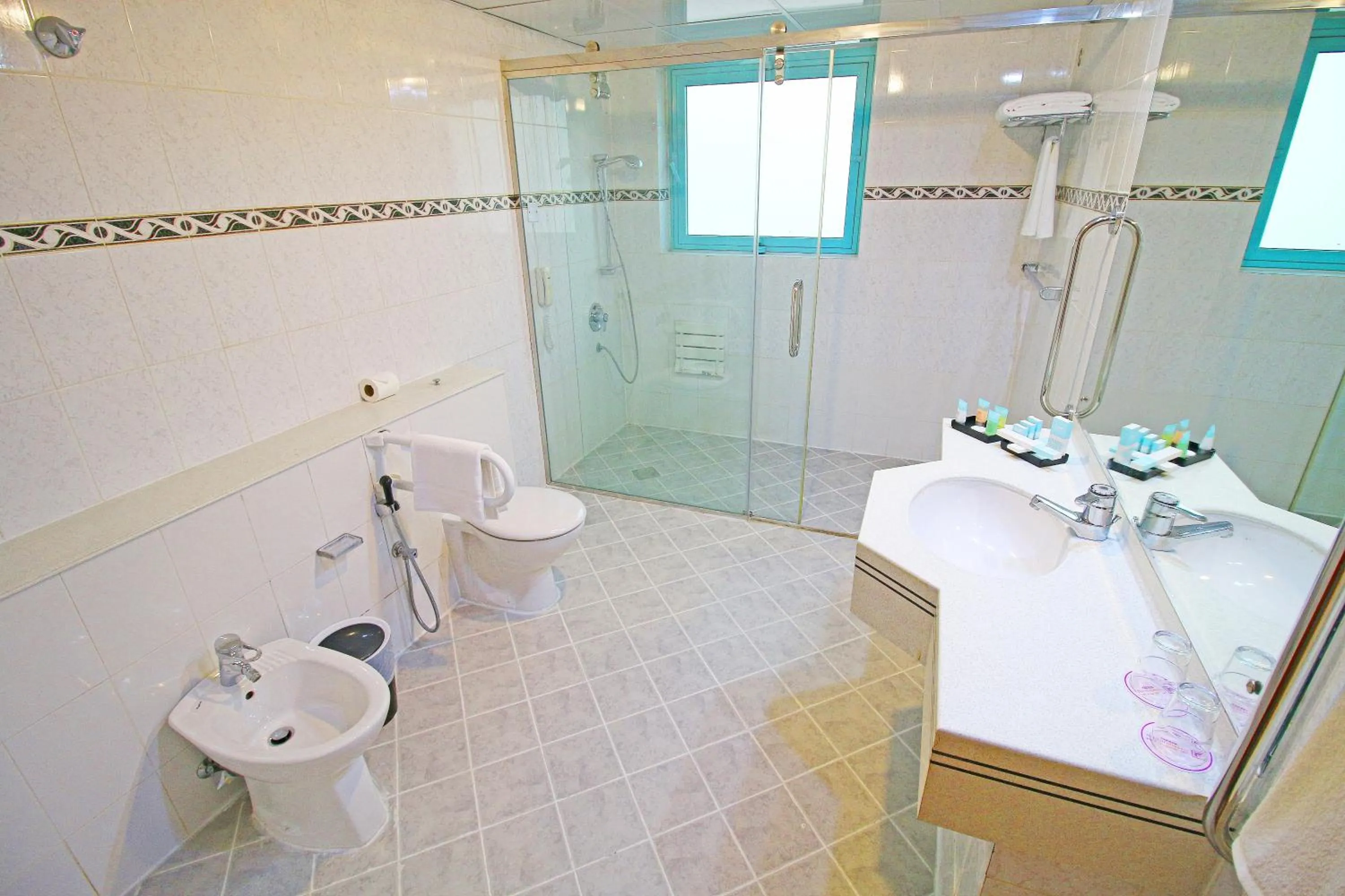 Bathroom in The George Hotel by Saffron, Dubai Creek