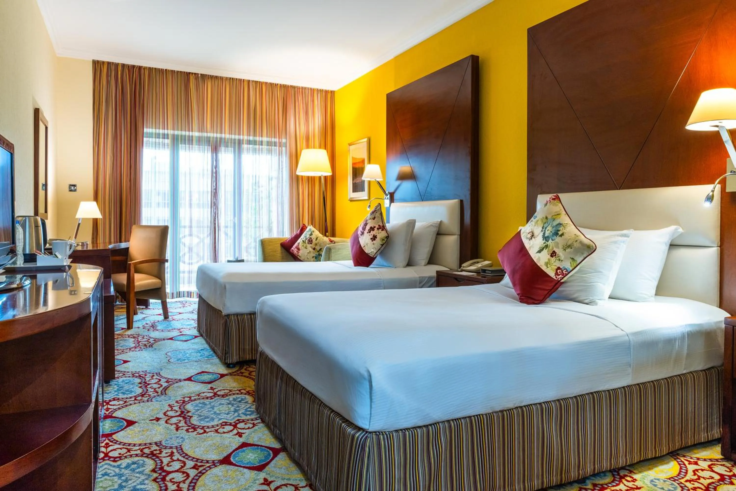 Bed in Coral Dubai Deira Hotel