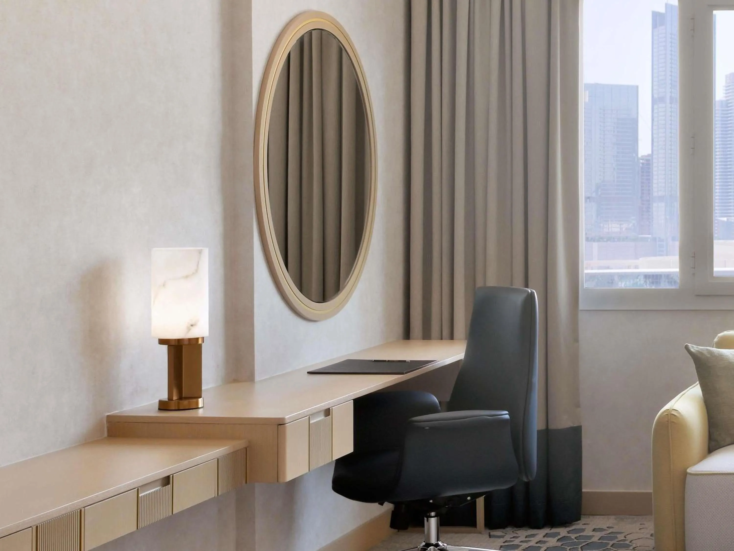 Bedroom in Swissôtel Al Murooj Dubai