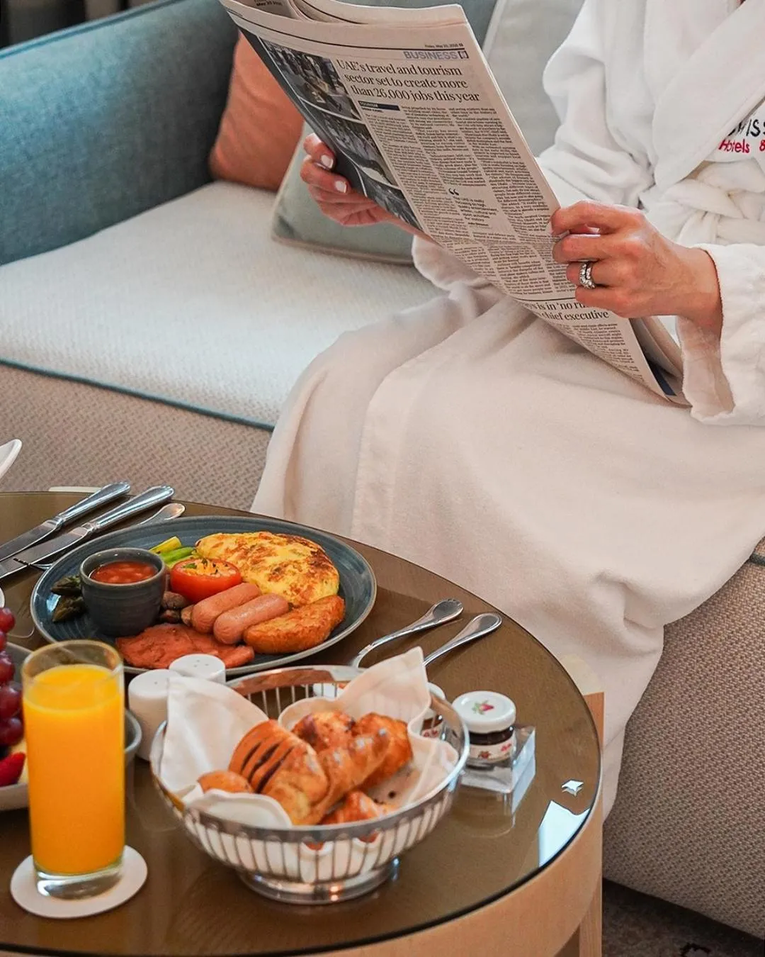 Food and drinks in Swissôtel Al Murooj Dubai