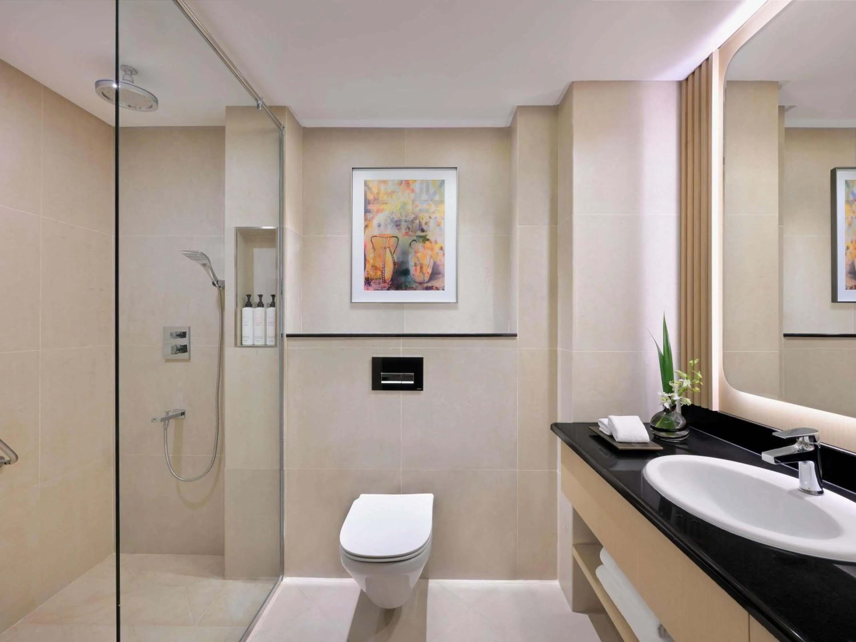 Bedroom in Swissôtel Al Murooj Dubai