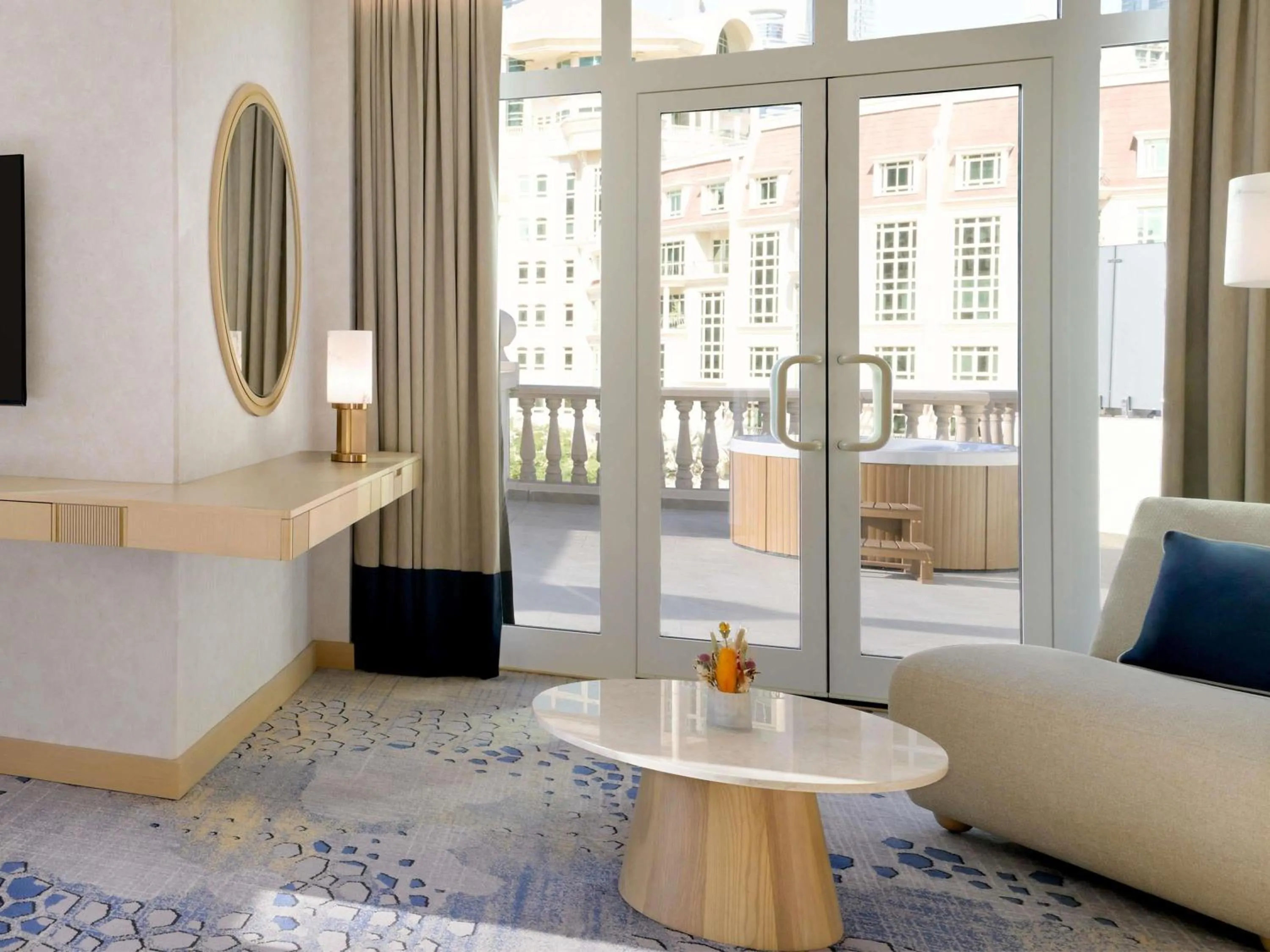 Bedroom in Swissôtel Al Murooj Dubai