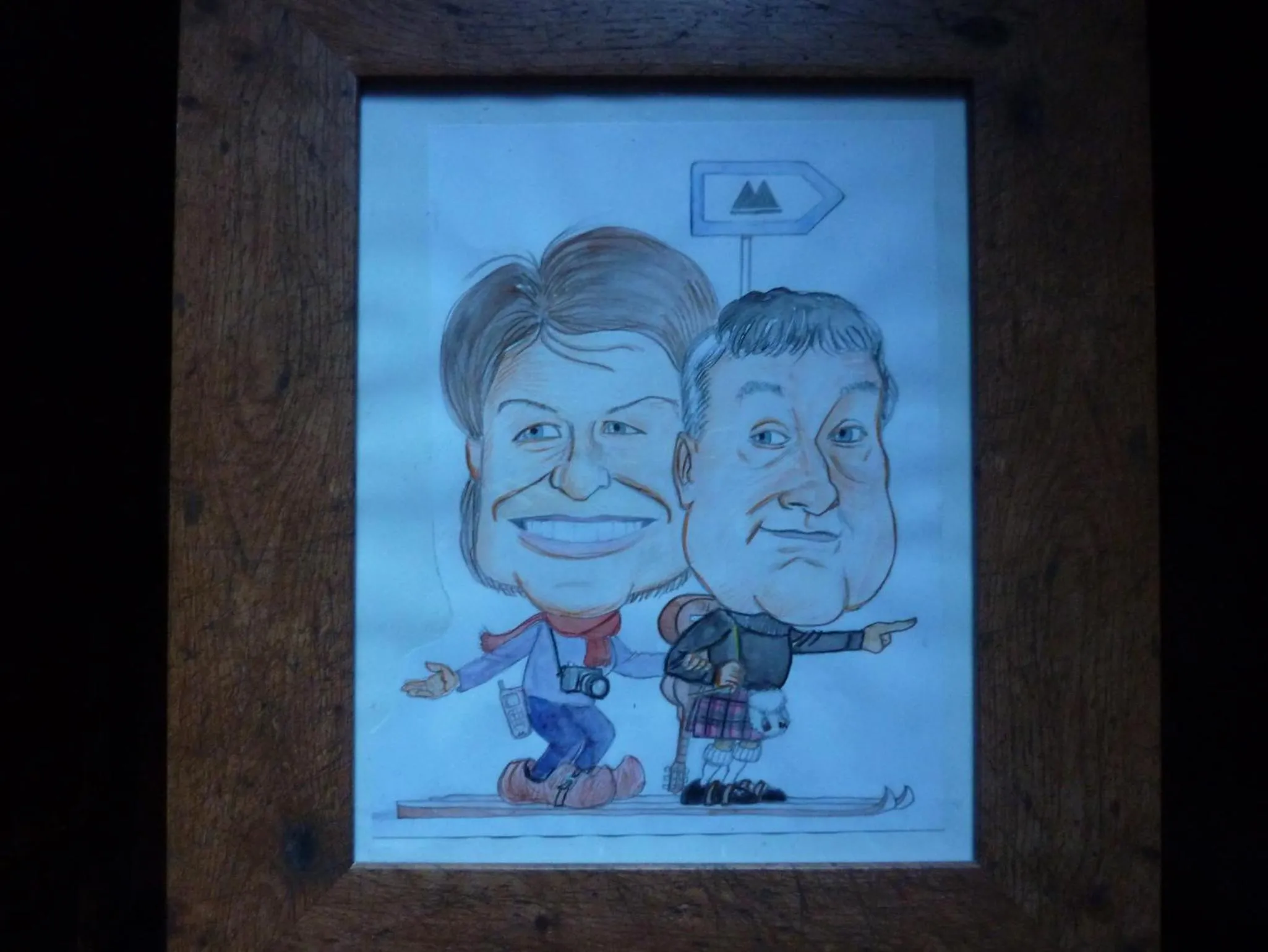 Decorative detail in Hotel Auberge Edelweiss