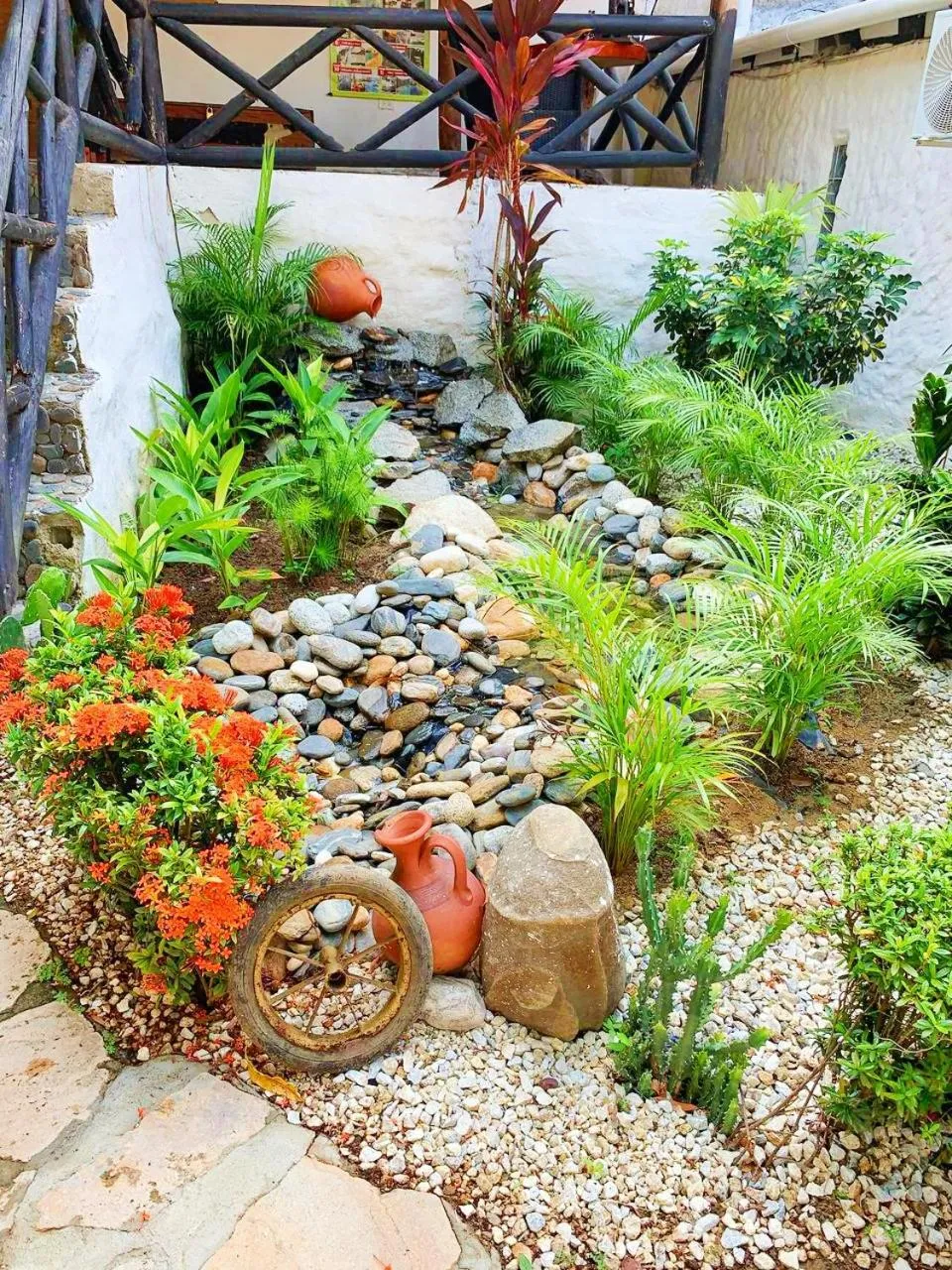 Garden in Hostal Villa Cata