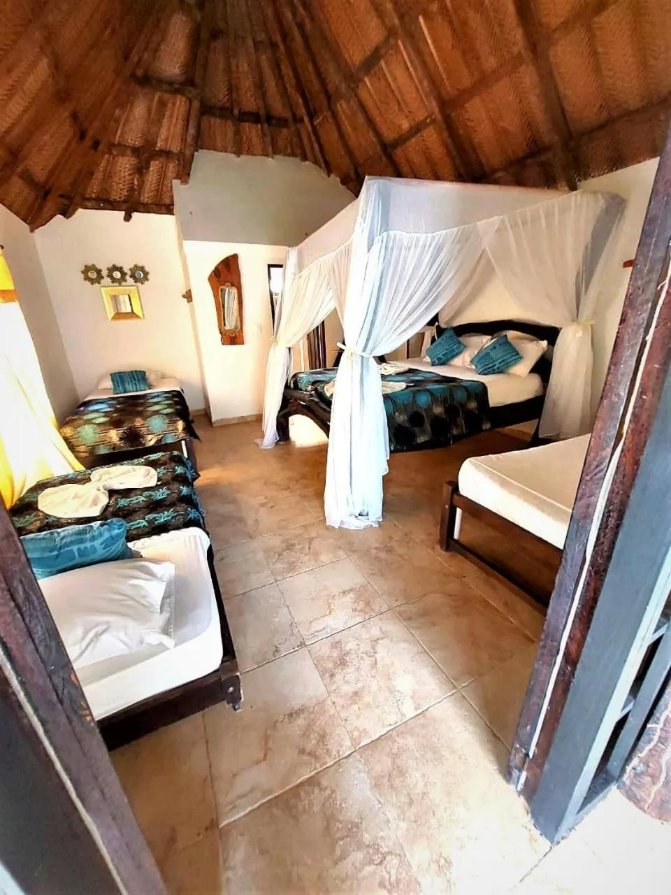 Bed in Hostal Villa Cata