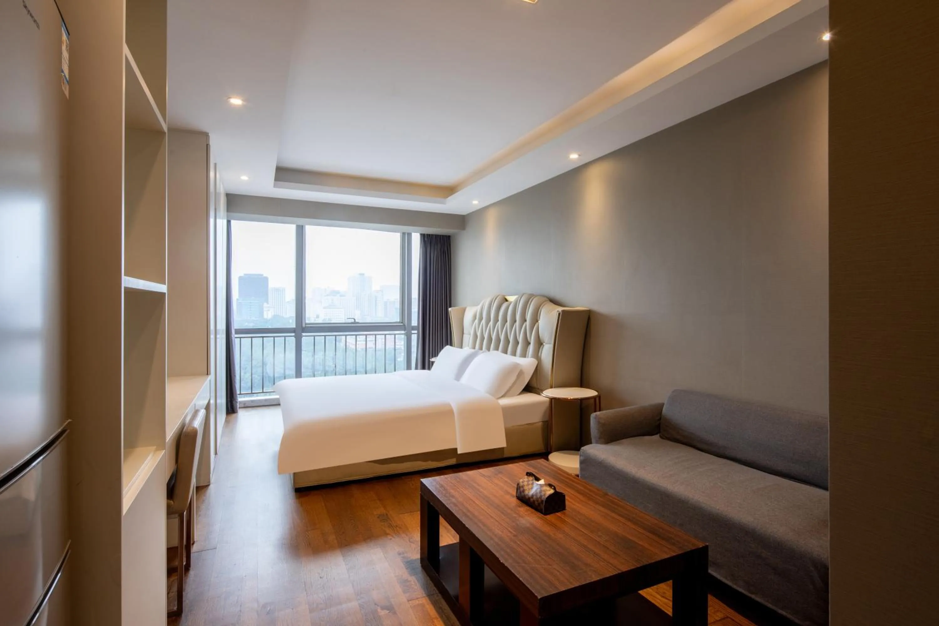 Bed in Estee ApartHotel - Feels like home & Free WiFi & Independent kitchen, Washing machine, Rridge