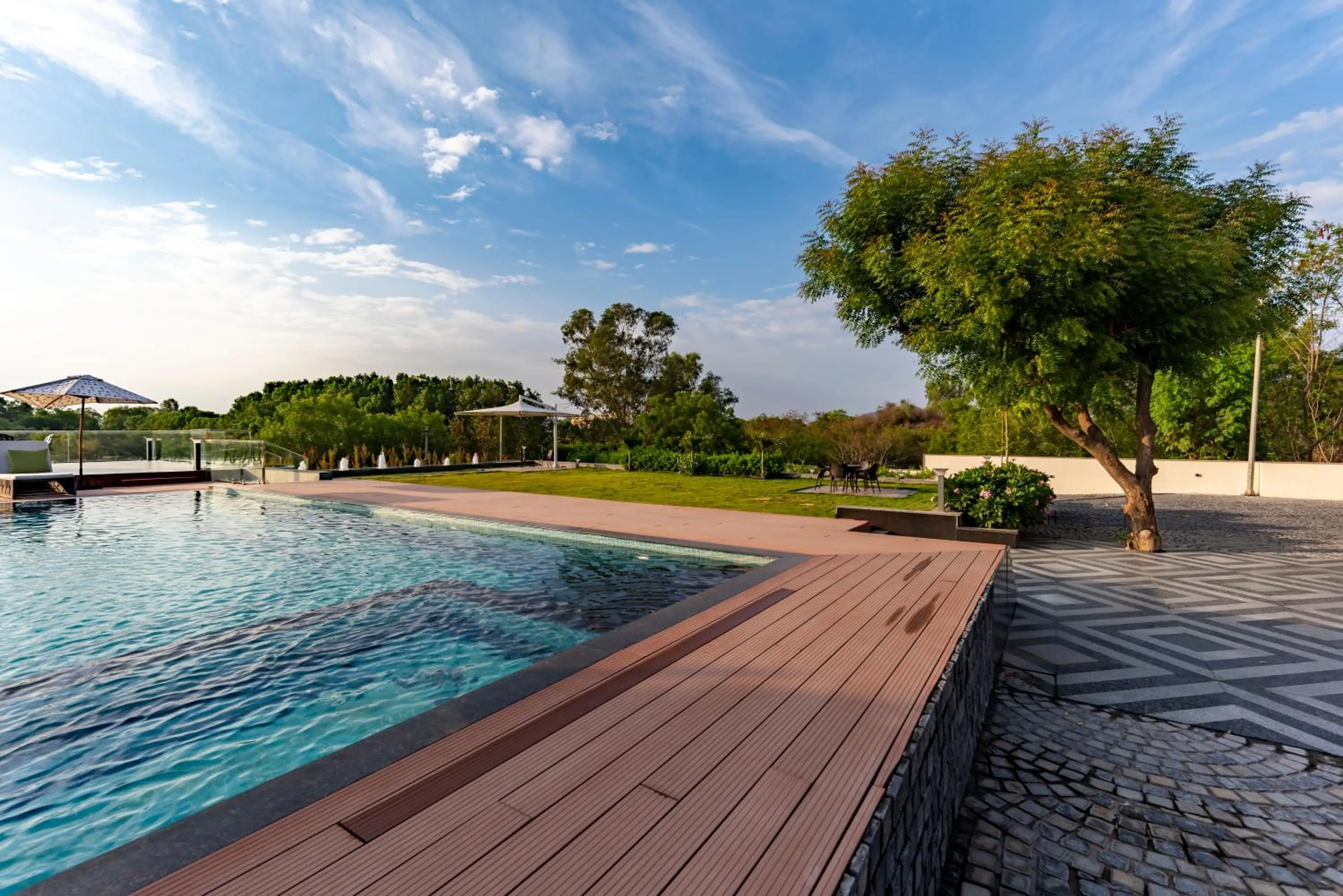 Pool view in ama Stays & Trails Talia Costa, Udaipur