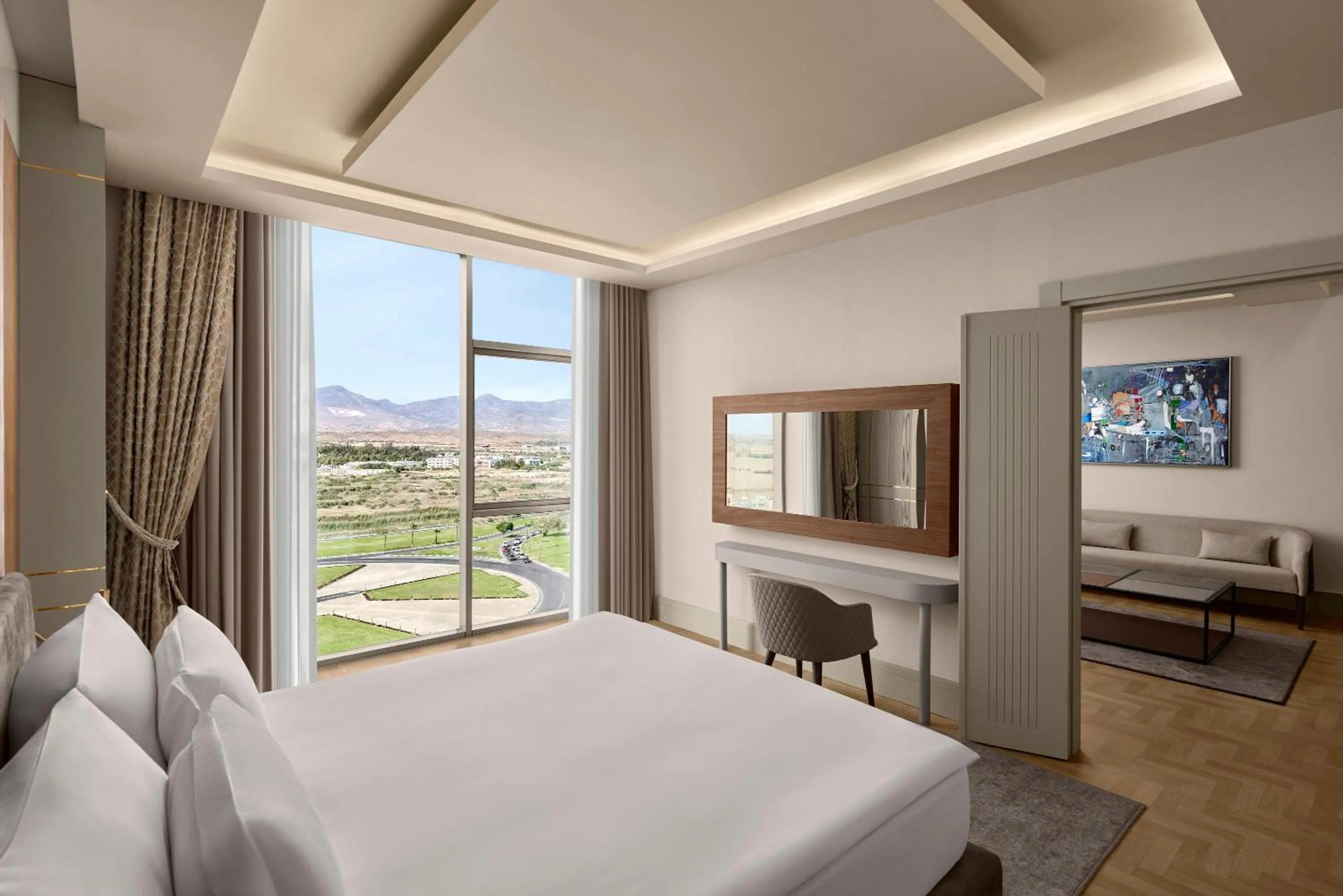 Shower, Bed in Concorde Tower Hotel & Casino