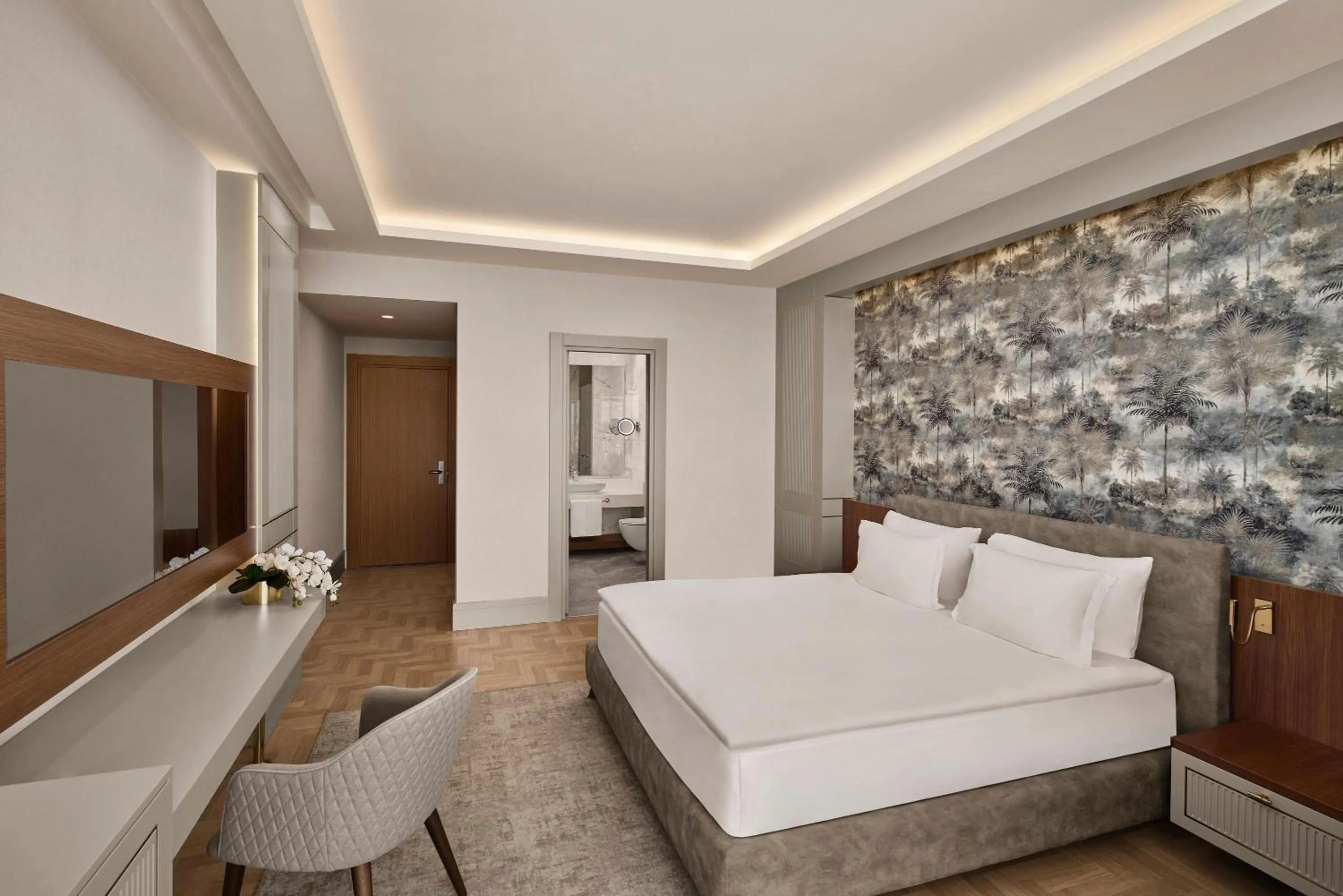 Shower, Bed in Concorde Tower Hotel & Casino