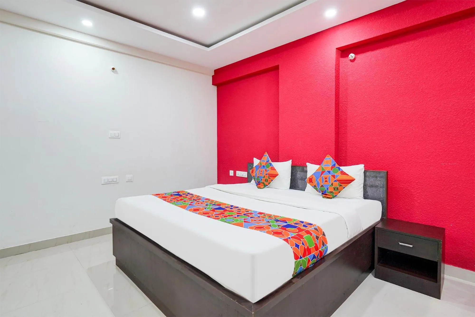 Bedroom, Bed in FabHotel Atithi Residency - Nr Kaikondrahalli Lake
