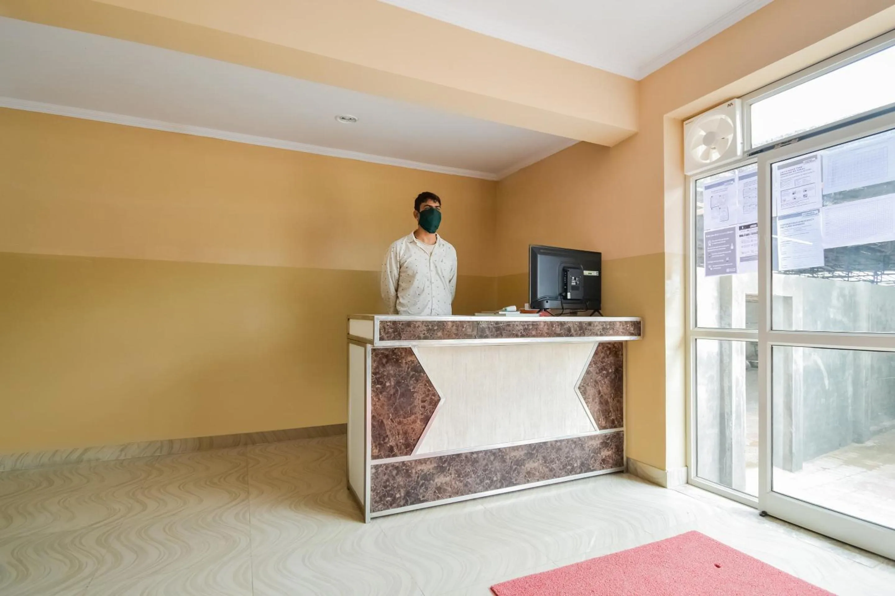 Lobby or reception in Hotel O Krishna