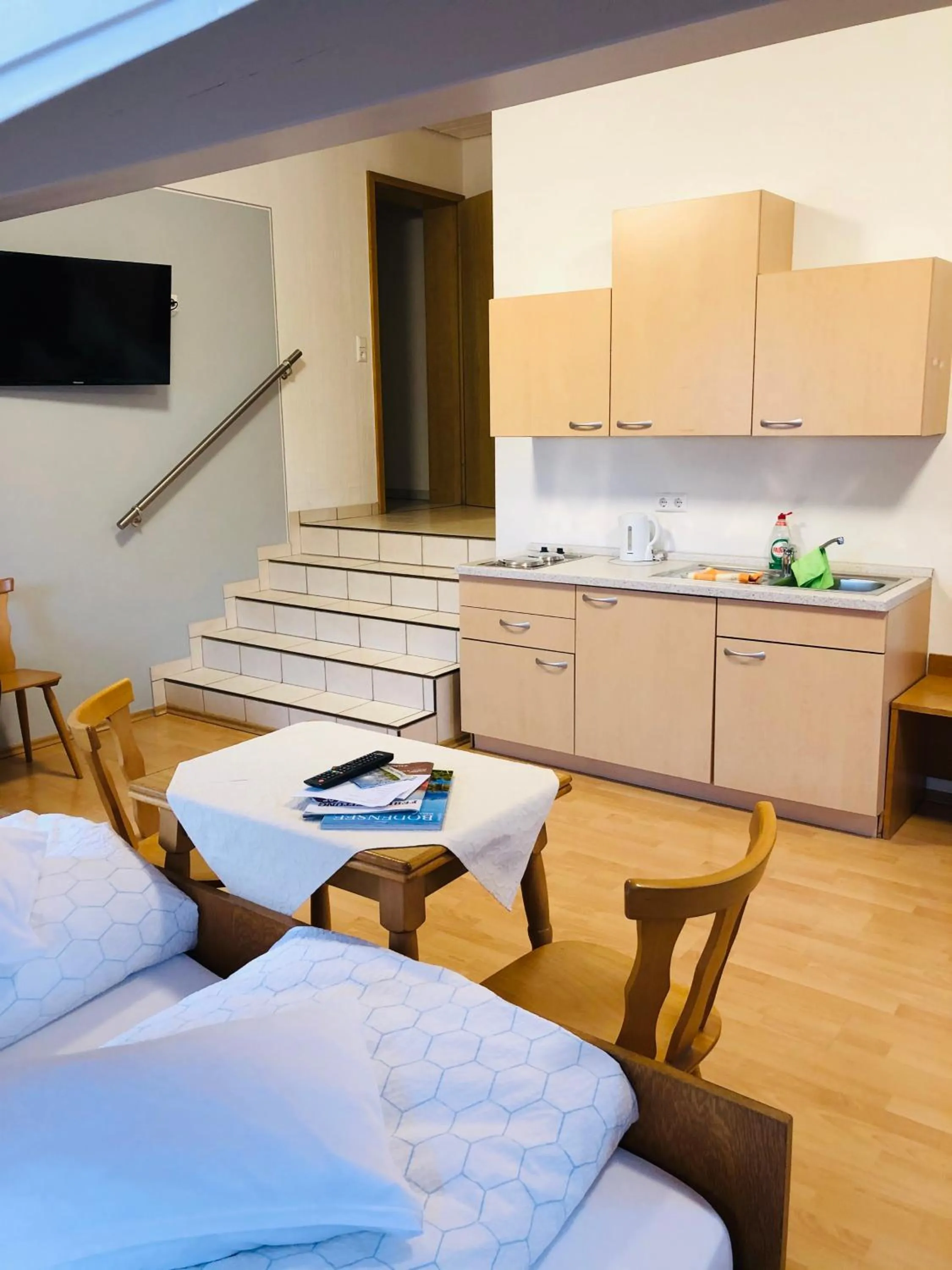 Kitchen or kitchenette in Landhaus Monika