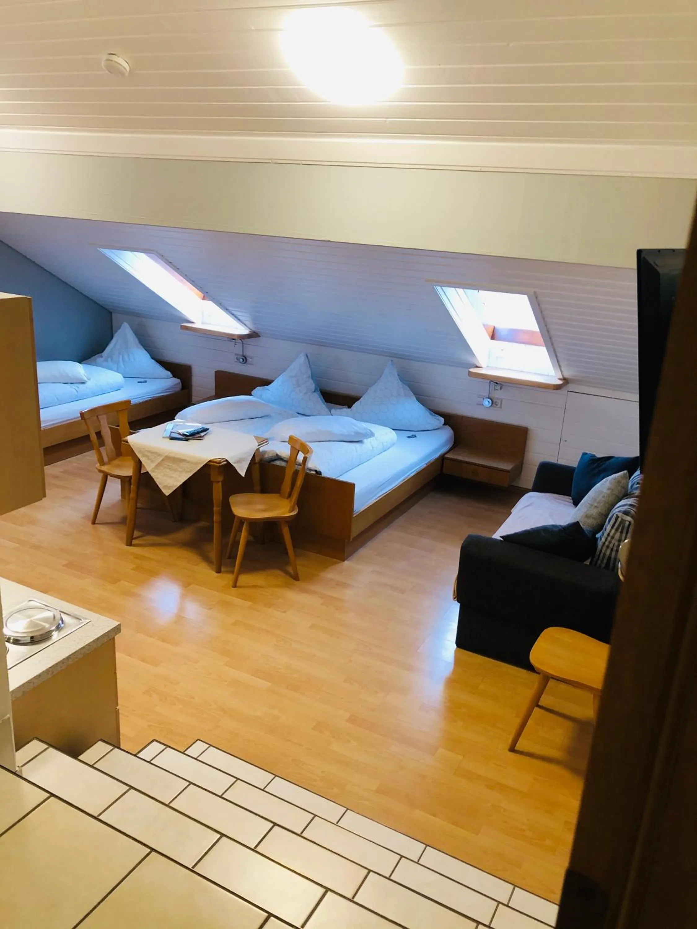 Photo of the whole room, Bed in Landhaus Monika