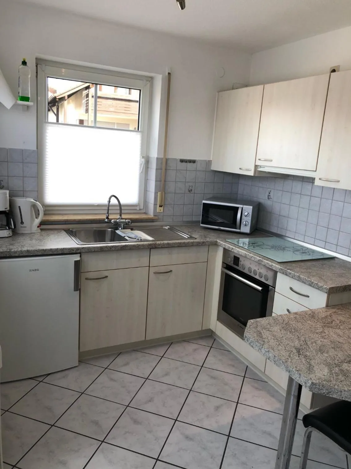 Kitchen or kitchenette in Landhaus Monika