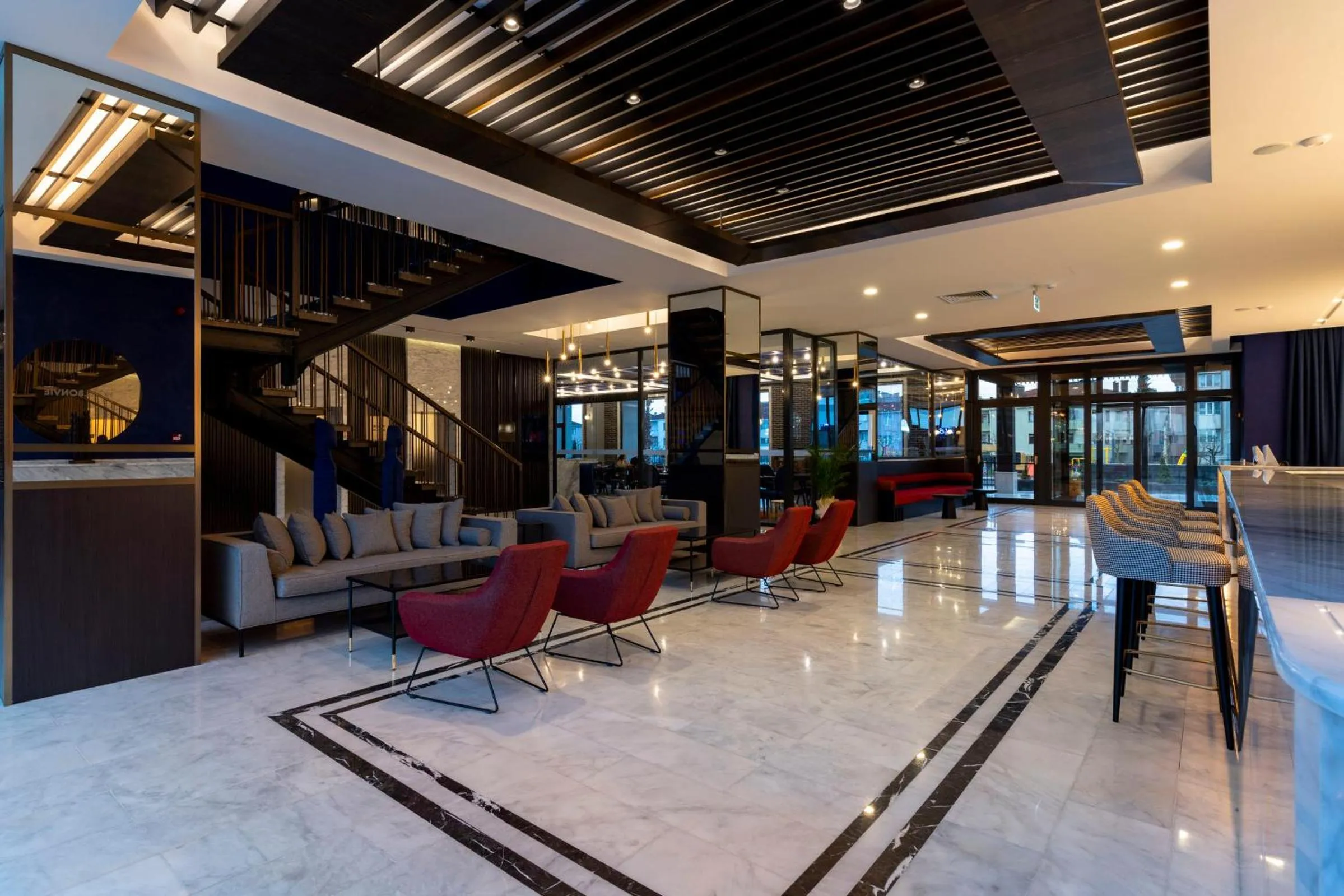 Lobby or reception in Hotel Bonvie