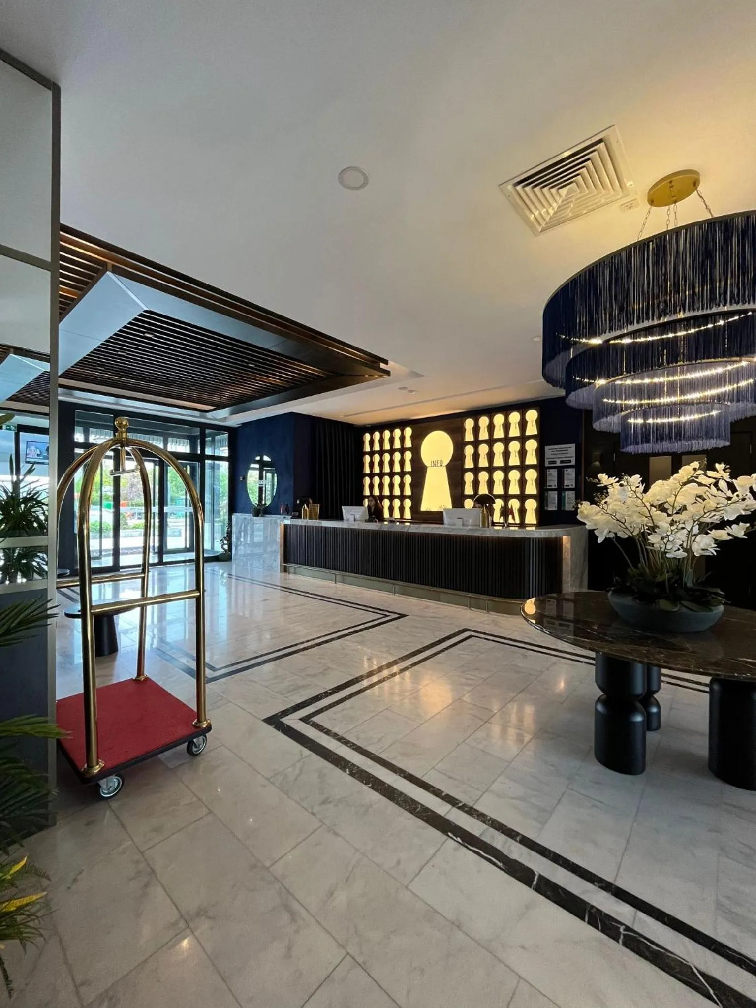 Lobby or reception in Hotel Bonvie