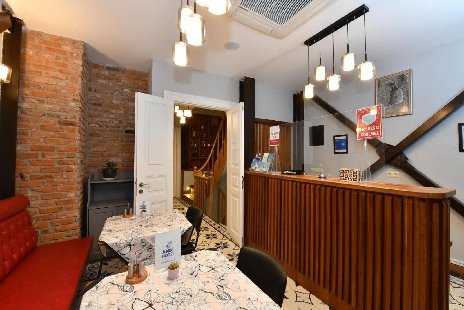 Lobby or reception in Andi Hotel