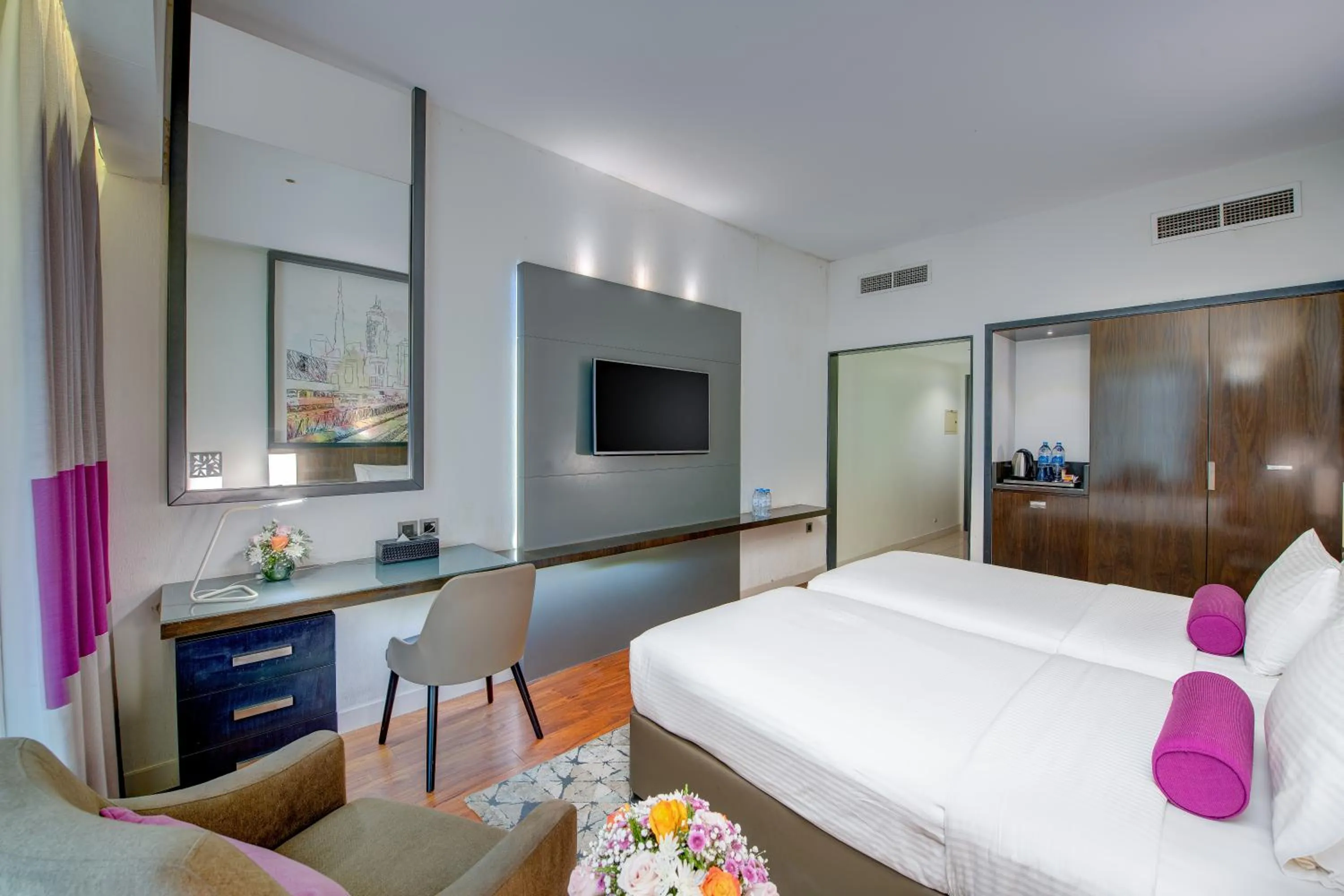 Bedroom, Bed in Howard Johnson Plaza by Wyndham Dubai Deira