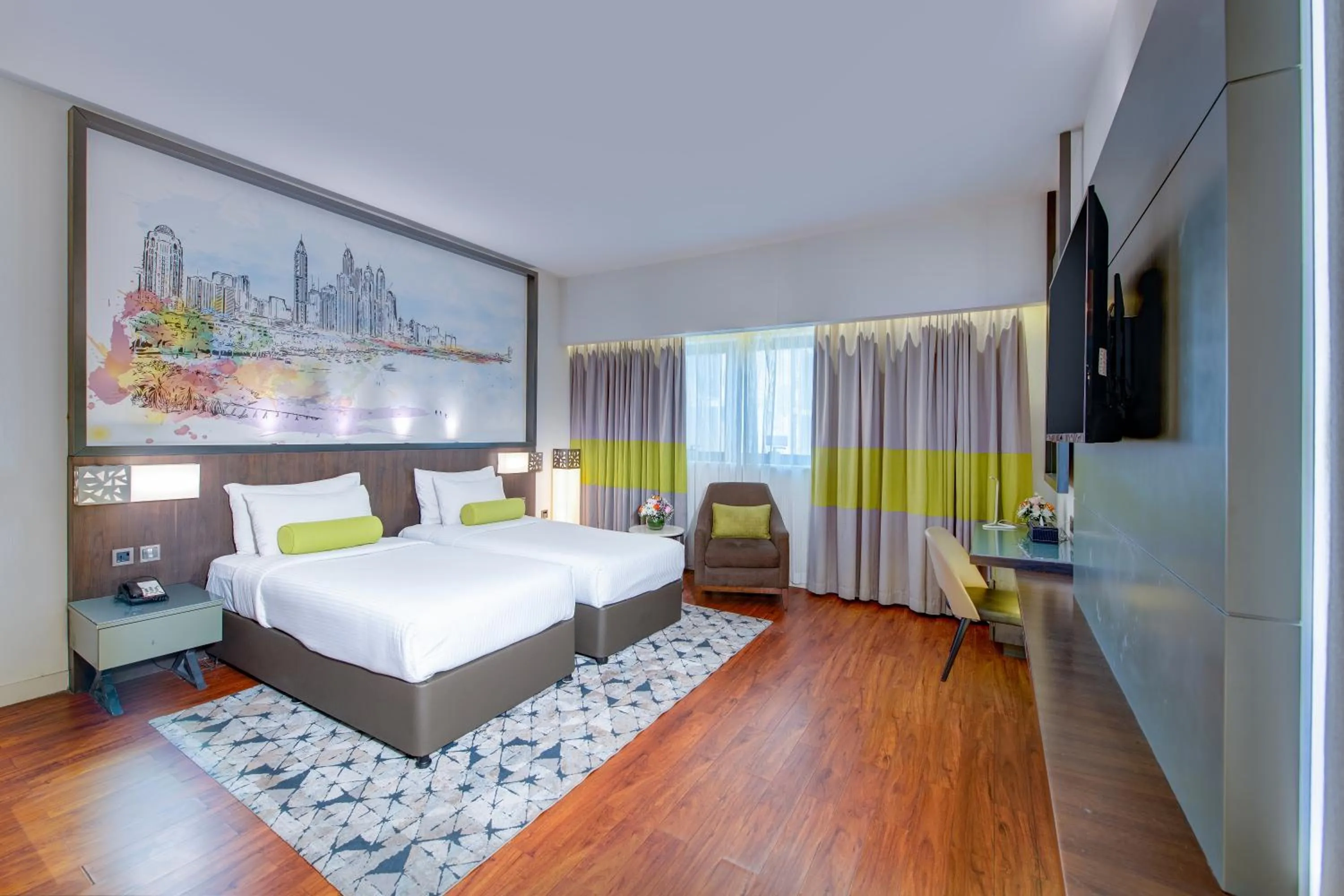 Photo of the whole room, Bed in Howard Johnson Plaza by Wyndham Dubai Deira