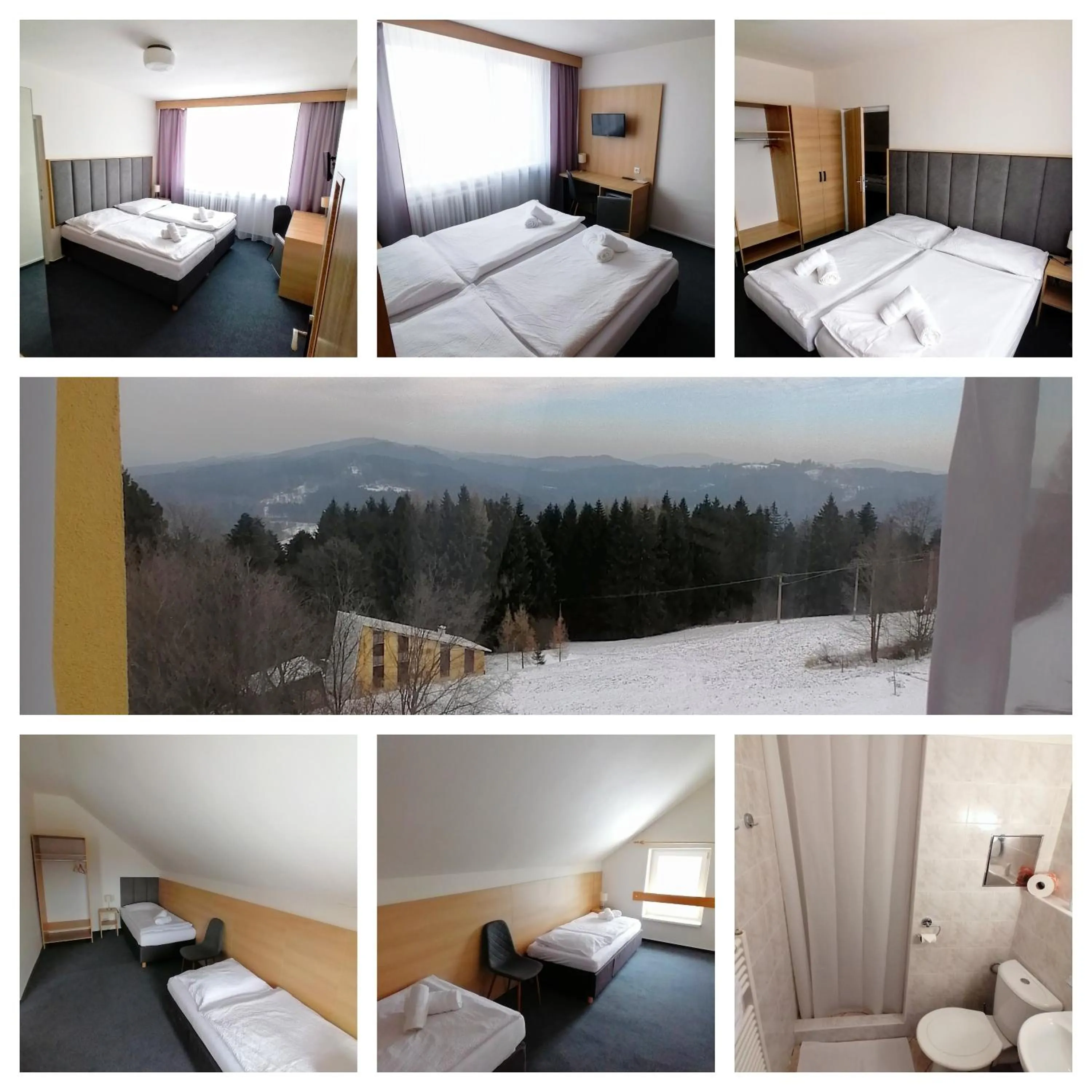 Bed in Horský hotel Jelenovská s bazénem v ceně