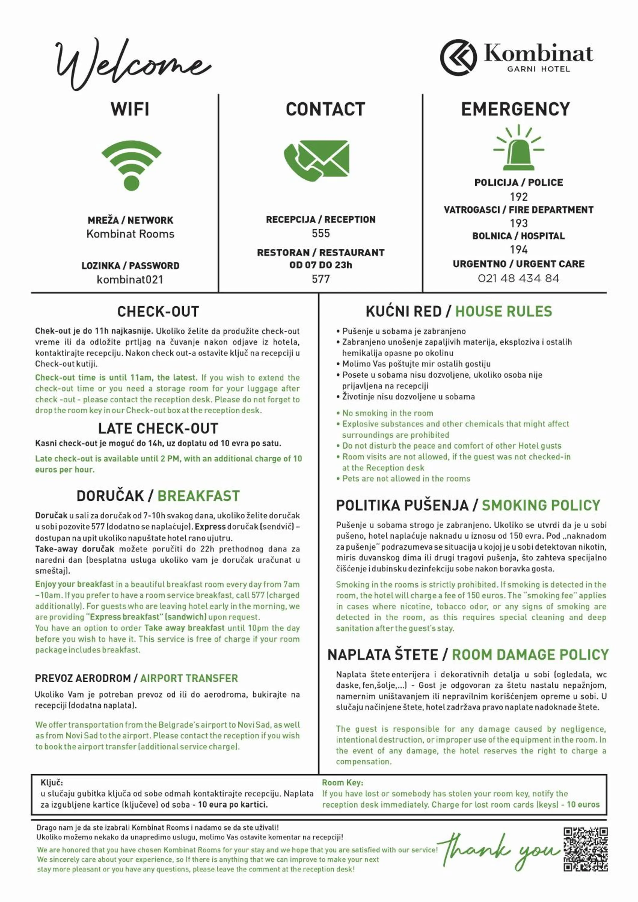 Property building in Kombinat Rooms City Center