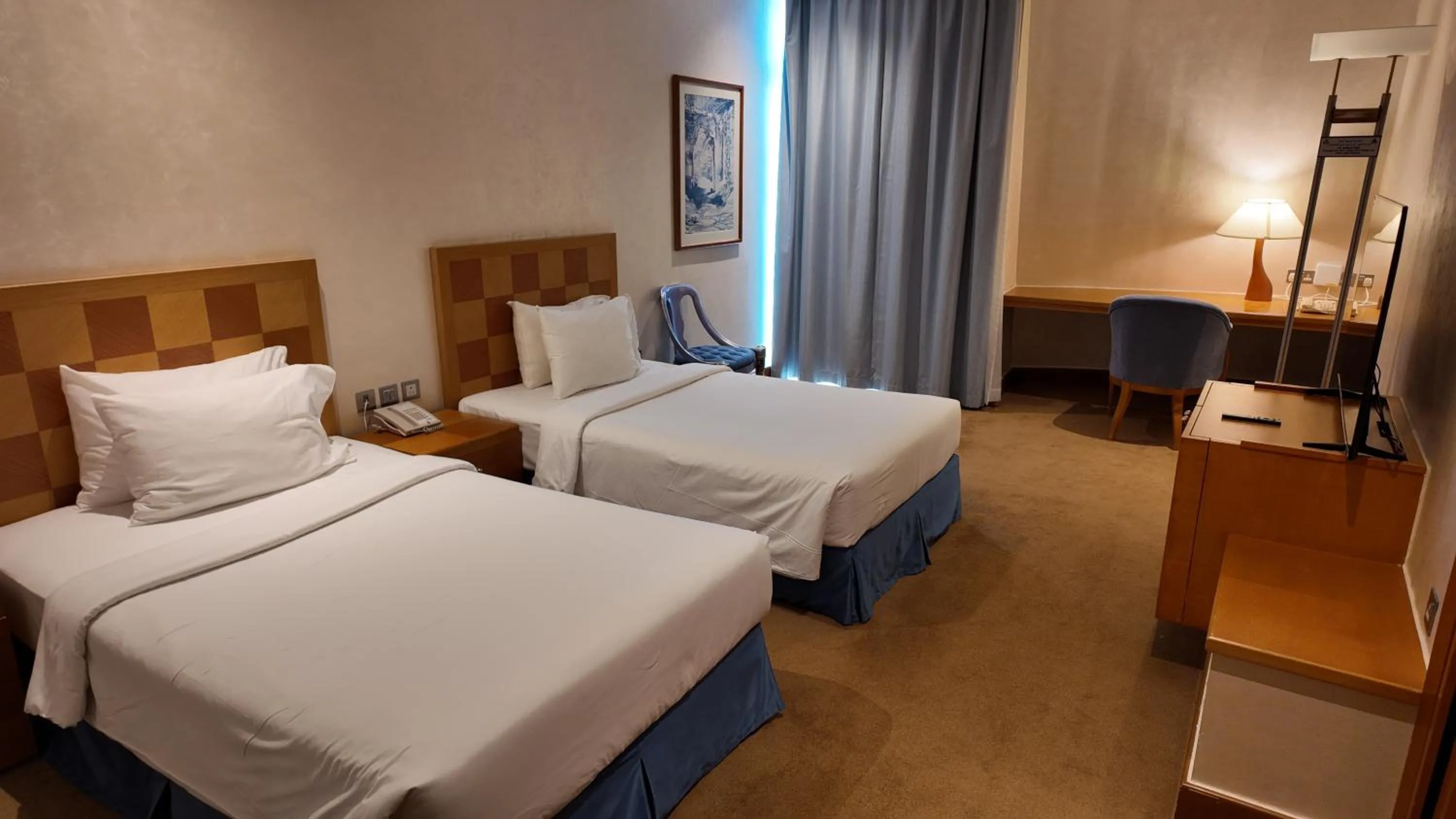 Bed in Oryx Grand Hotel Jebel Hafeet