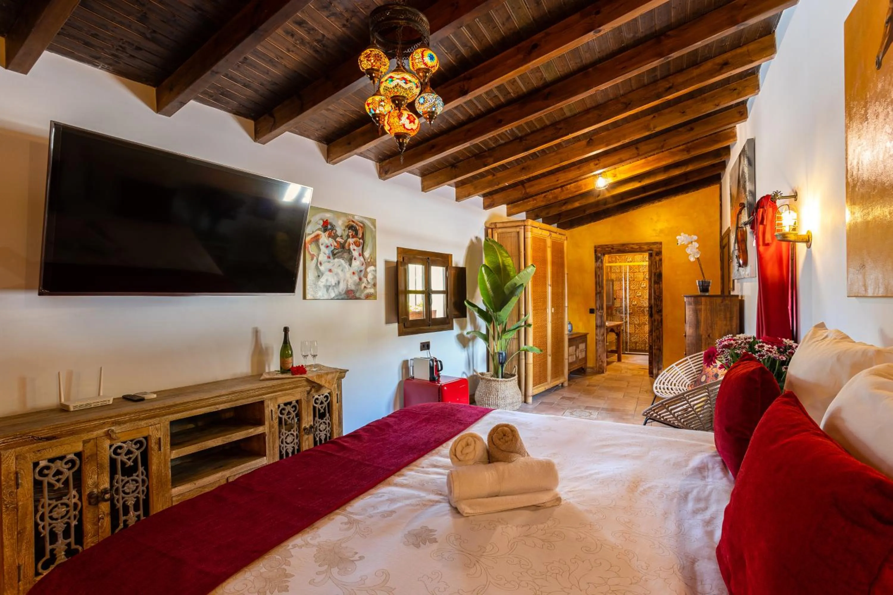 Bed in Cortijo Boutique Marbella