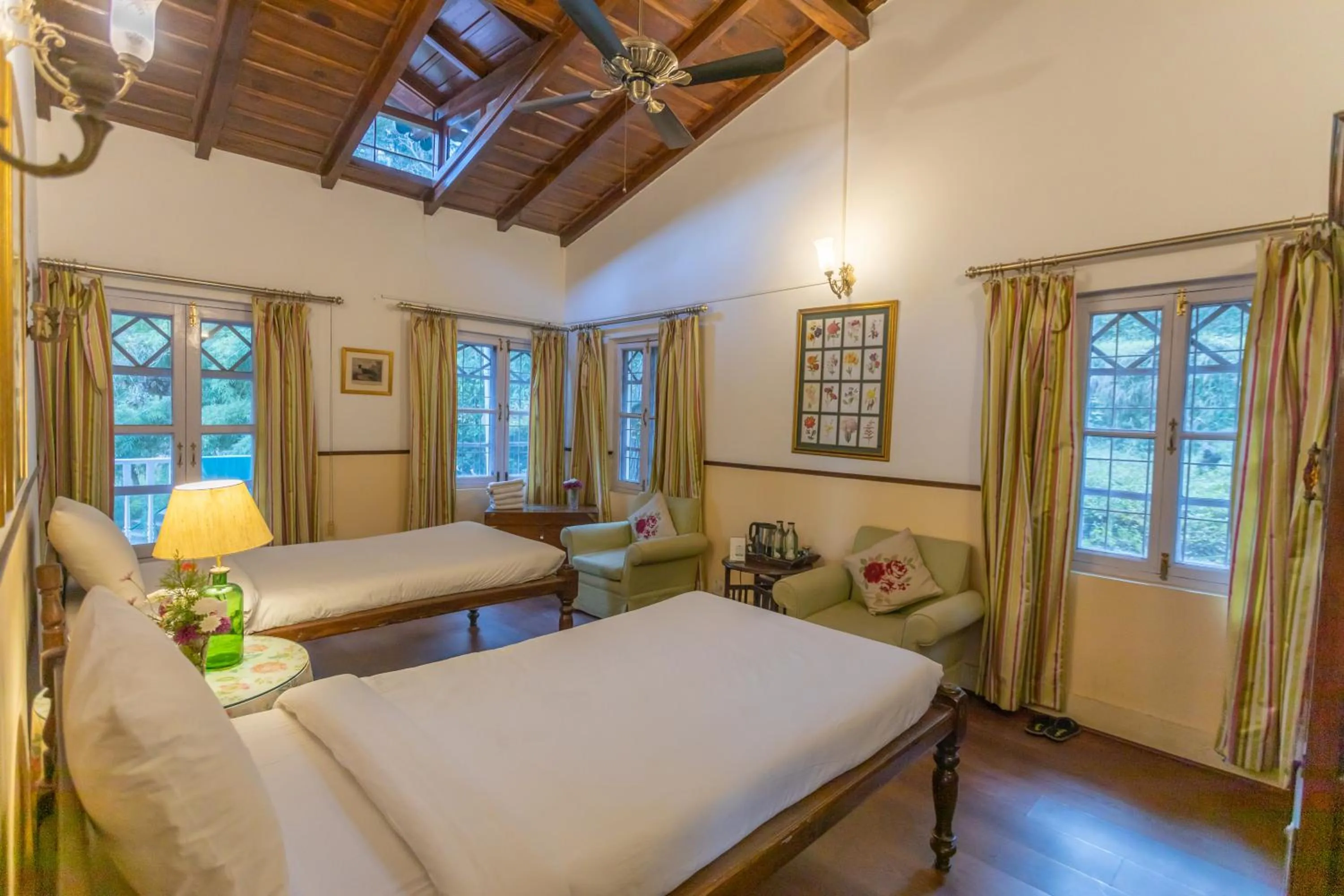 Bedroom, Bed in Seclude Ramgarh Taradale