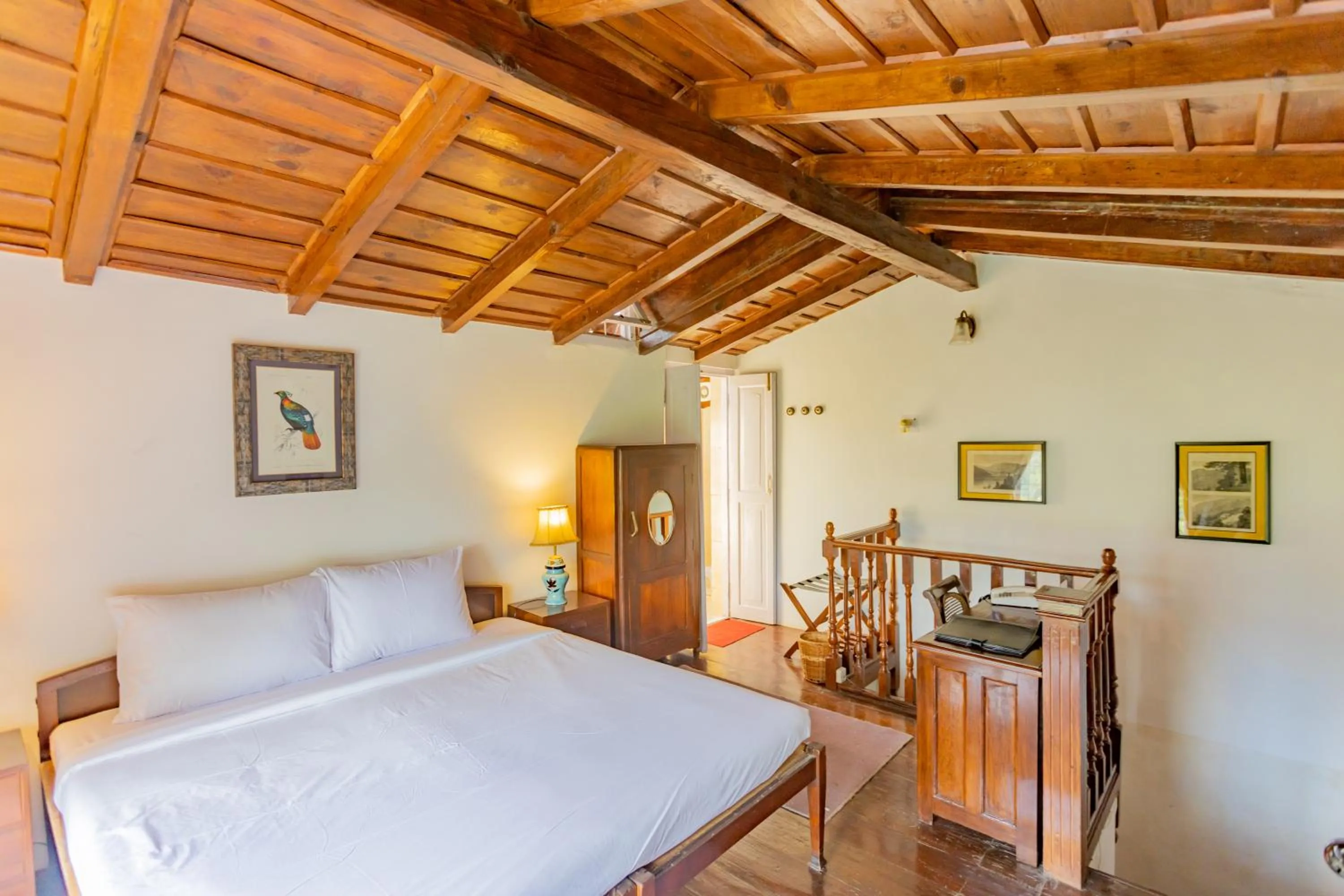 Bedroom, Bed in Seclude Ramgarh Taradale