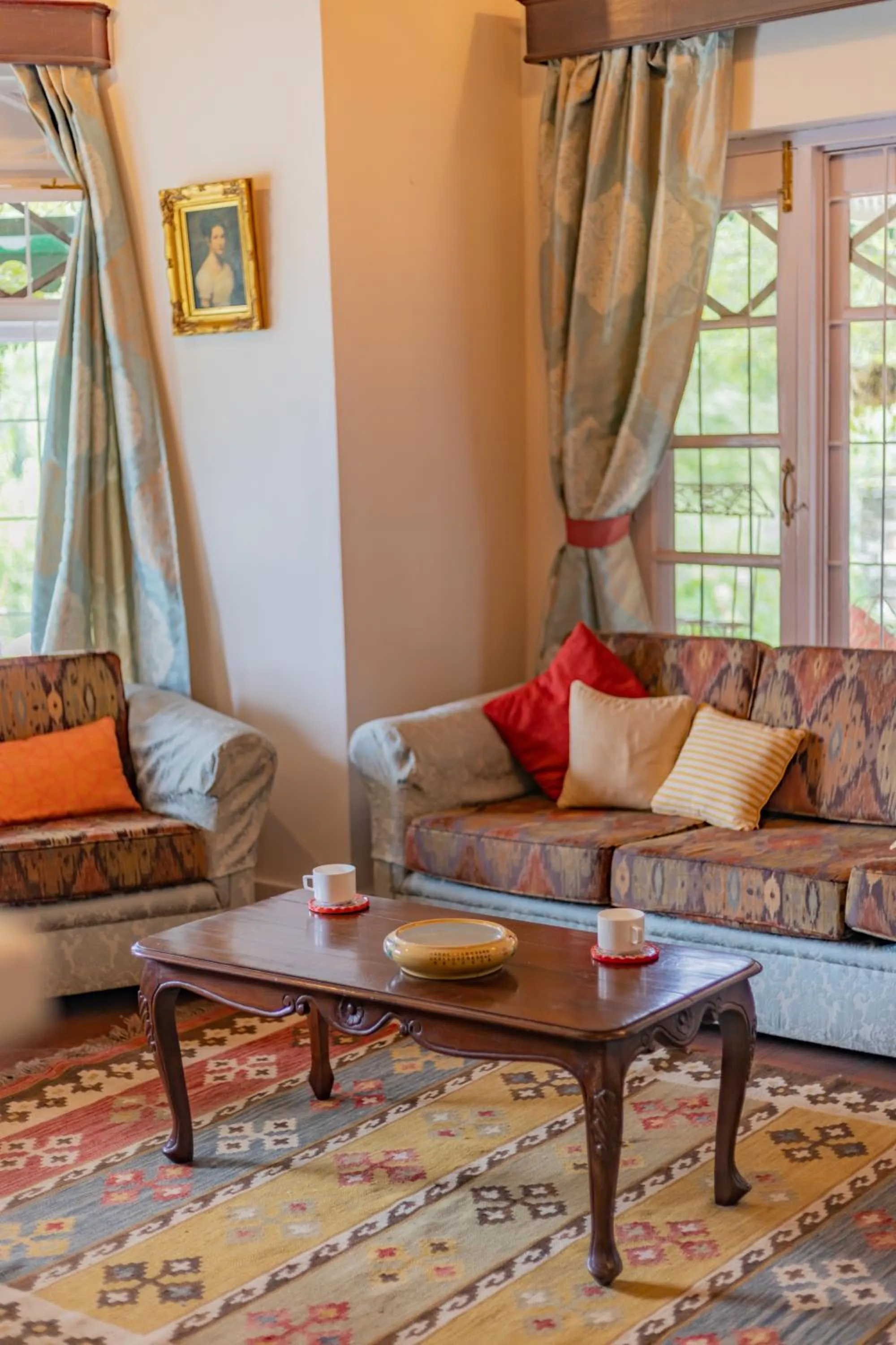 Living room in Seclude Ramgarh Taradale