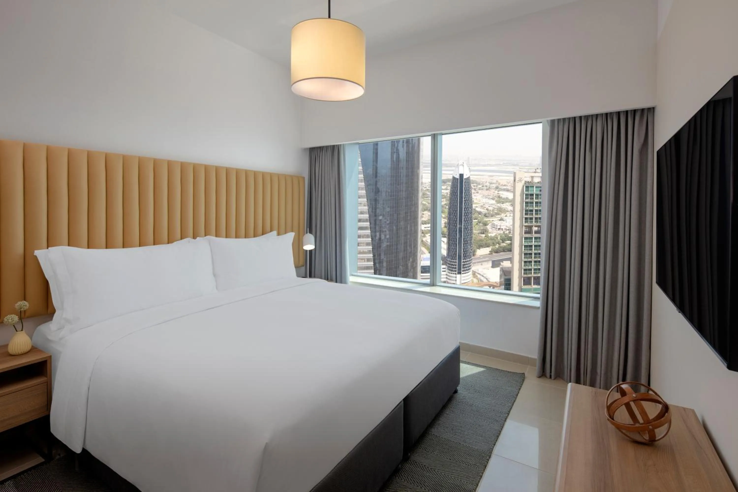 Bed in Staybridge Suites Dubai Financial Centre by IHG