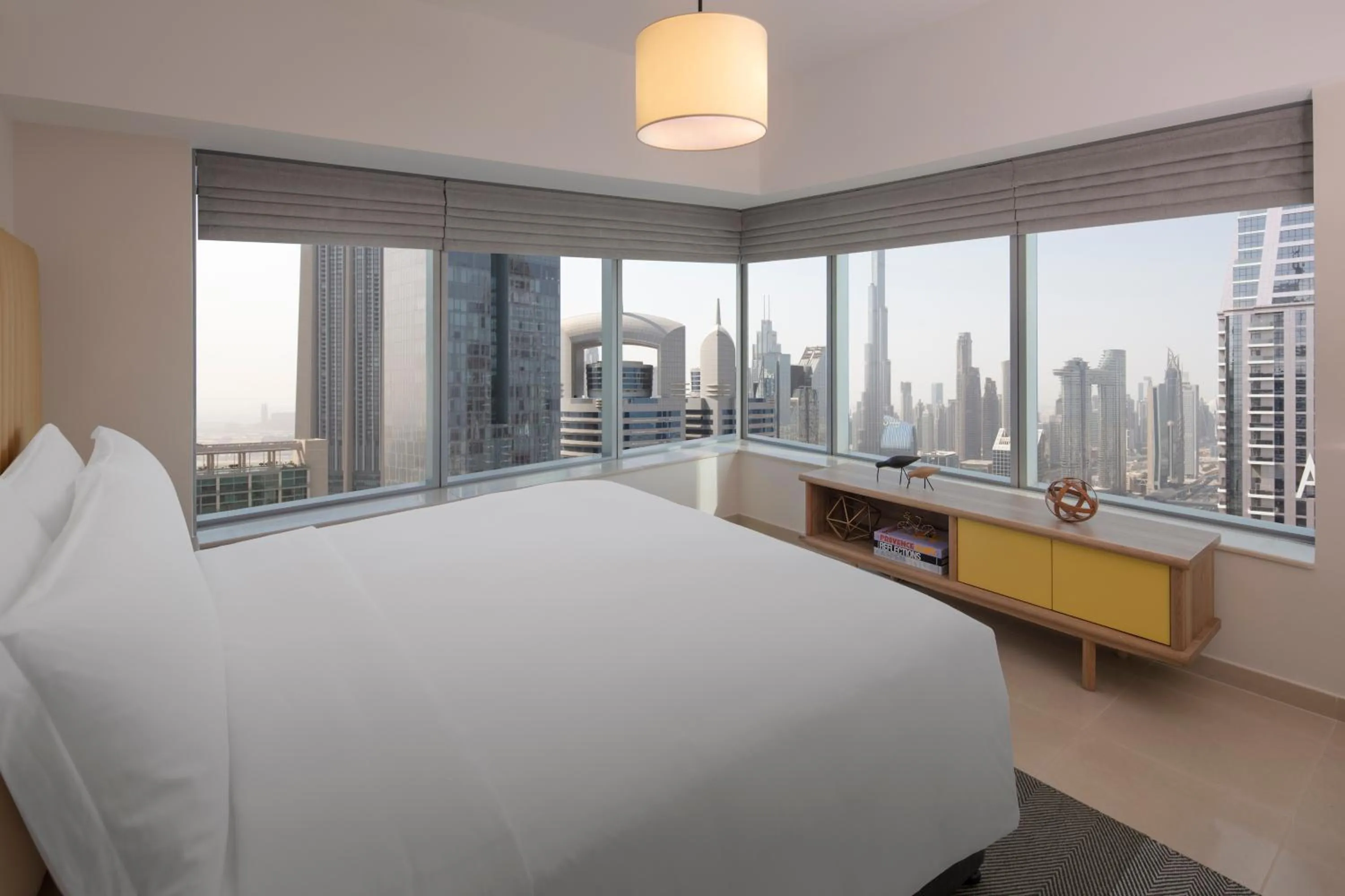 Bed in Staybridge Suites Dubai Financial Centre by IHG