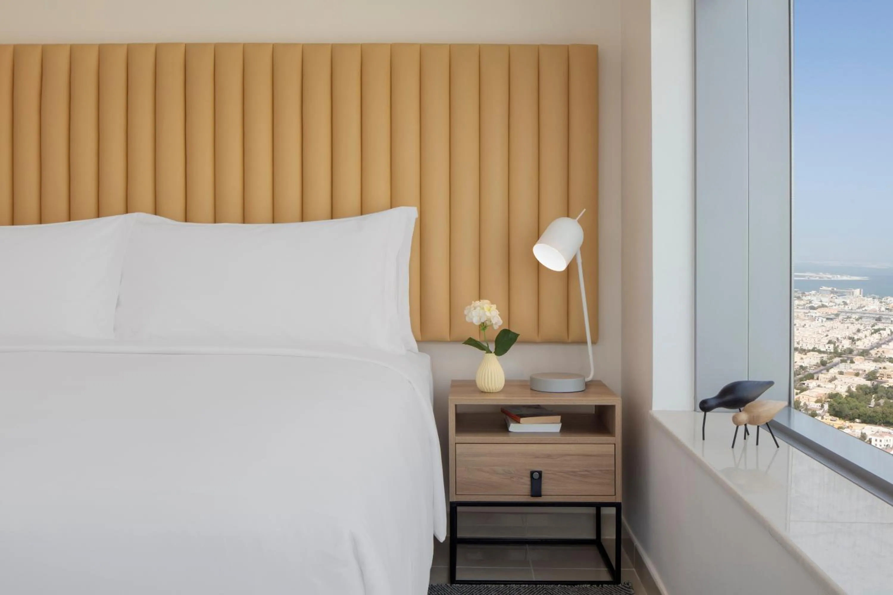 Bed in Staybridge Suites Dubai Financial Centre by IHG