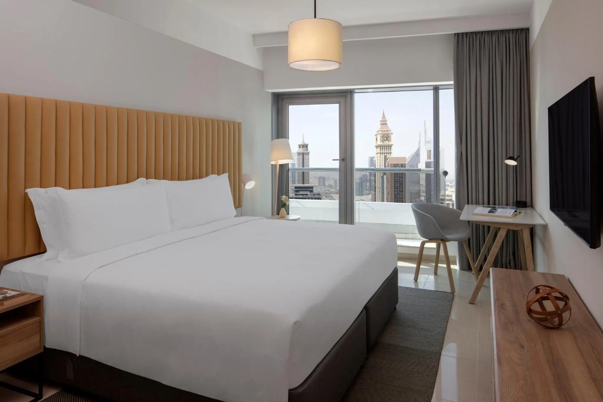 Photo of the whole room, Bed in Staybridge Suites Dubai Financial Centre by IHG