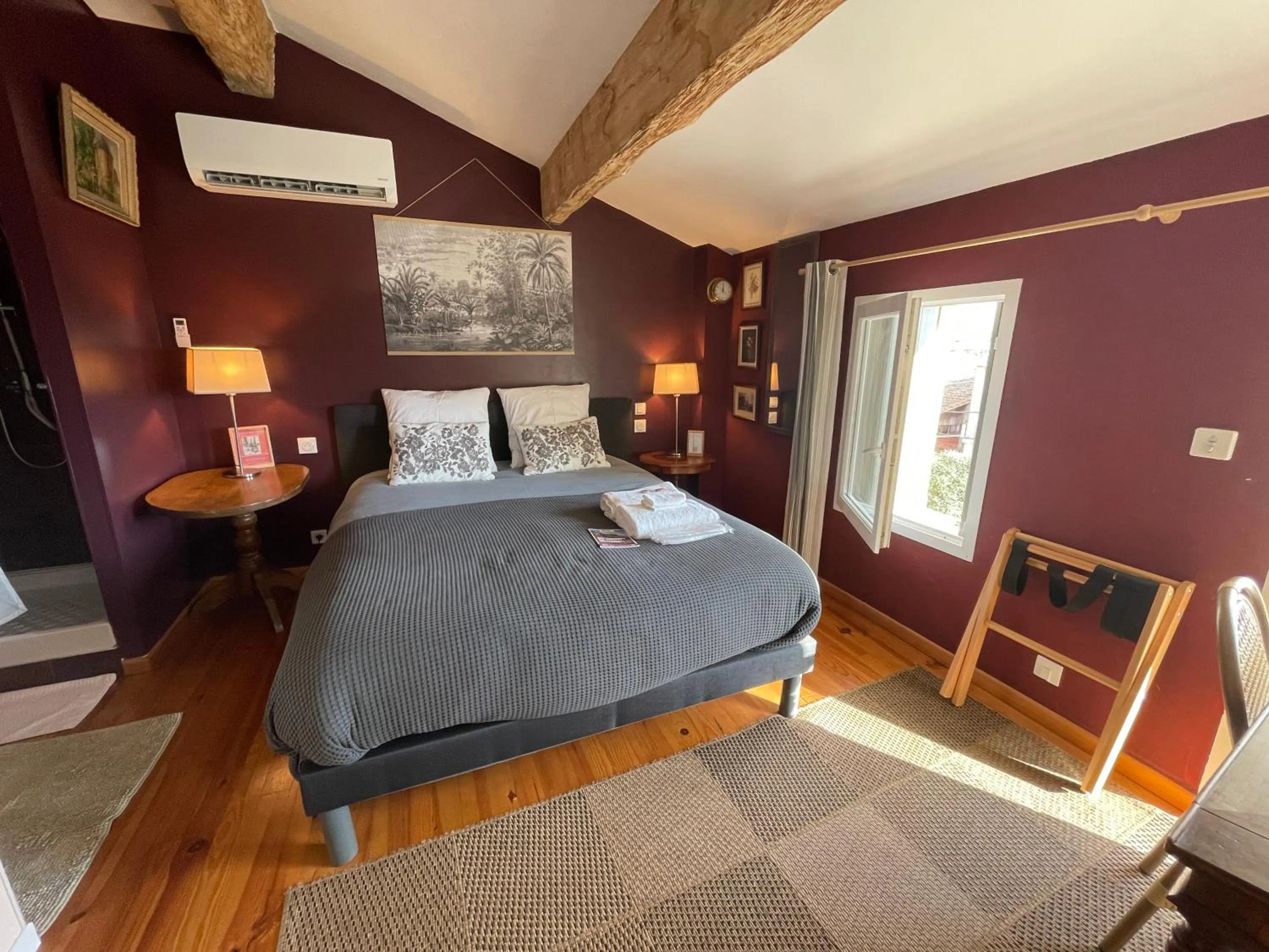 Bed in Chambre d'Hôtes Lo Componaïro