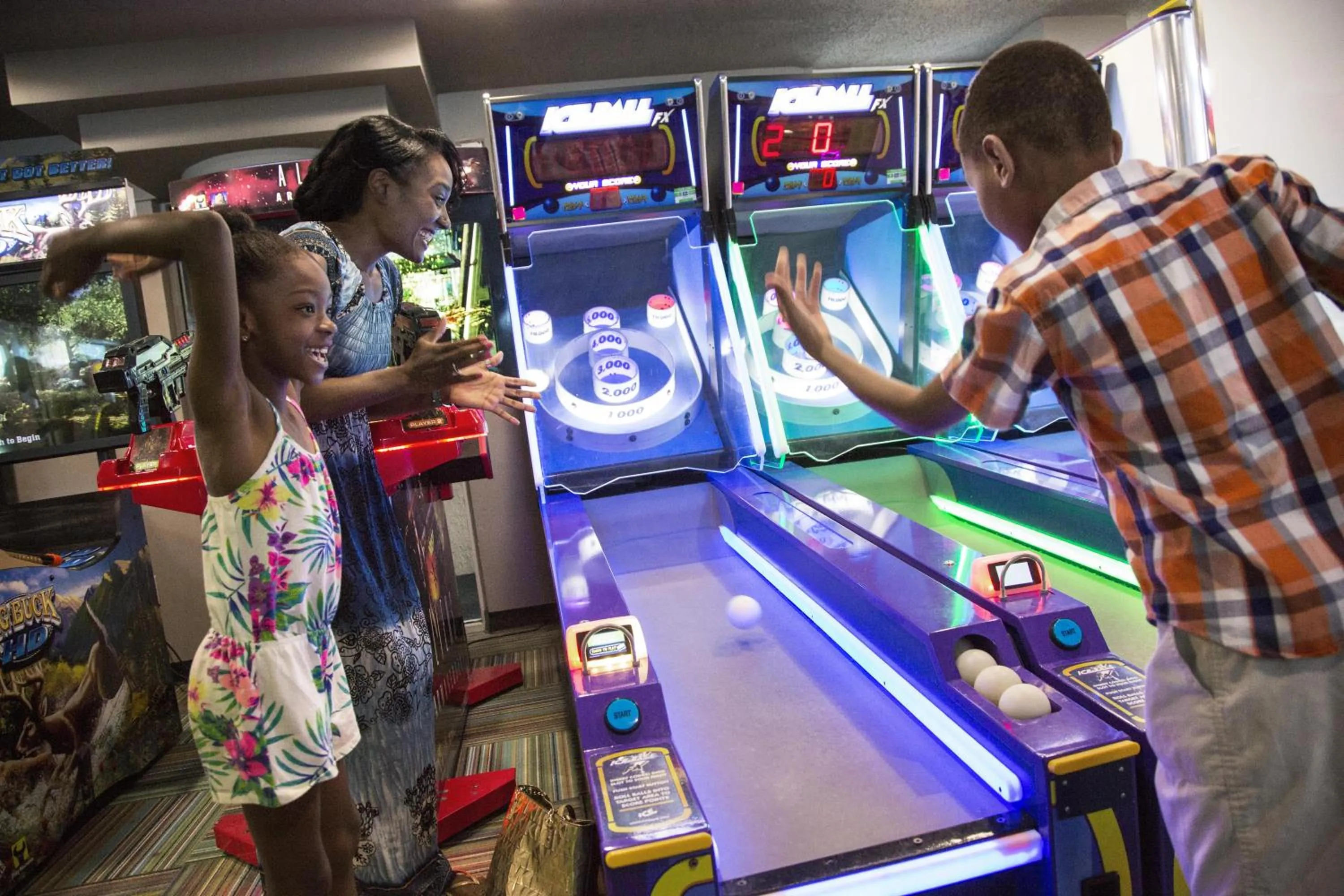 Game Room in Ocean Escape Condos