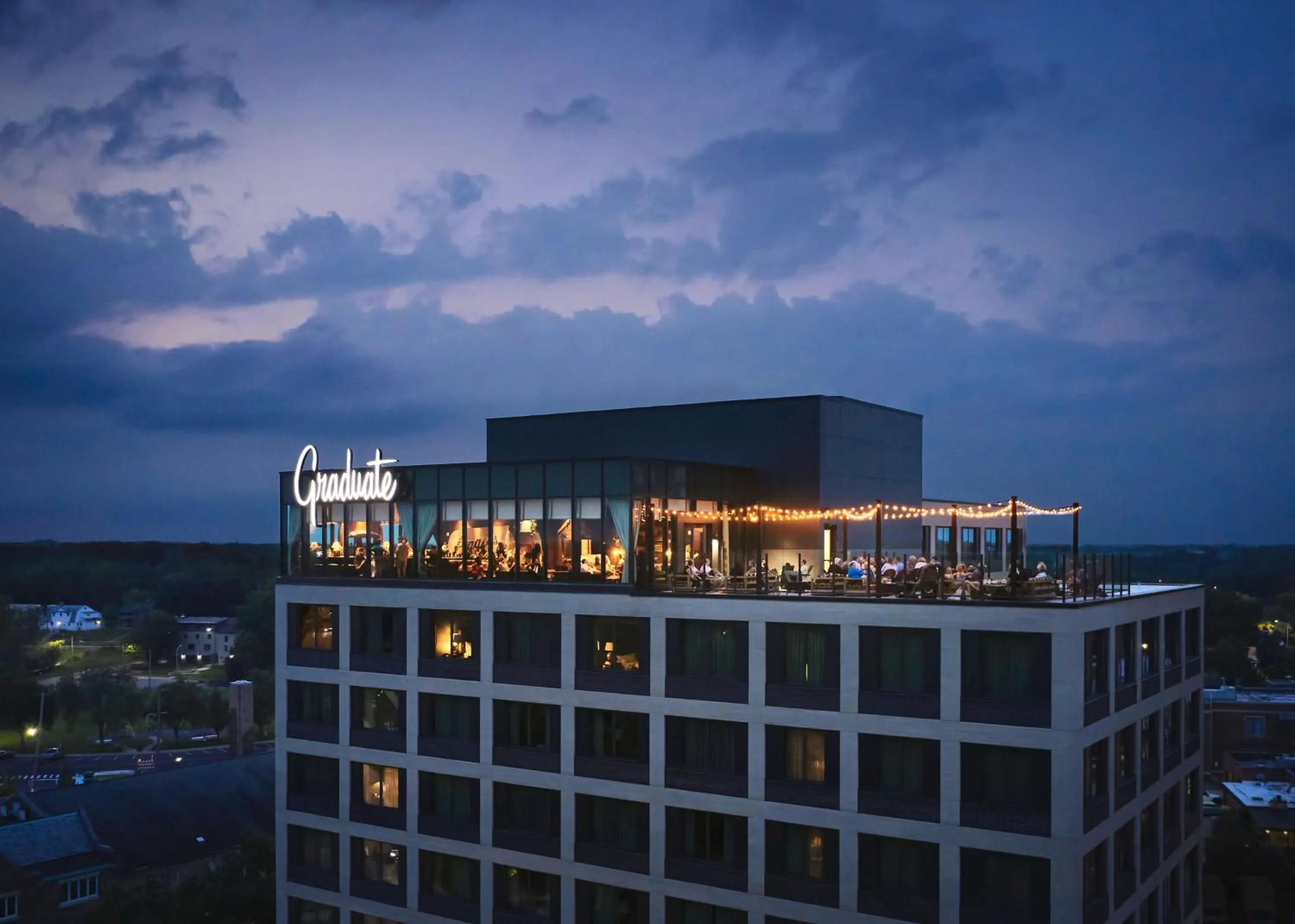 Property building in Graduate by Hilton East Lansing