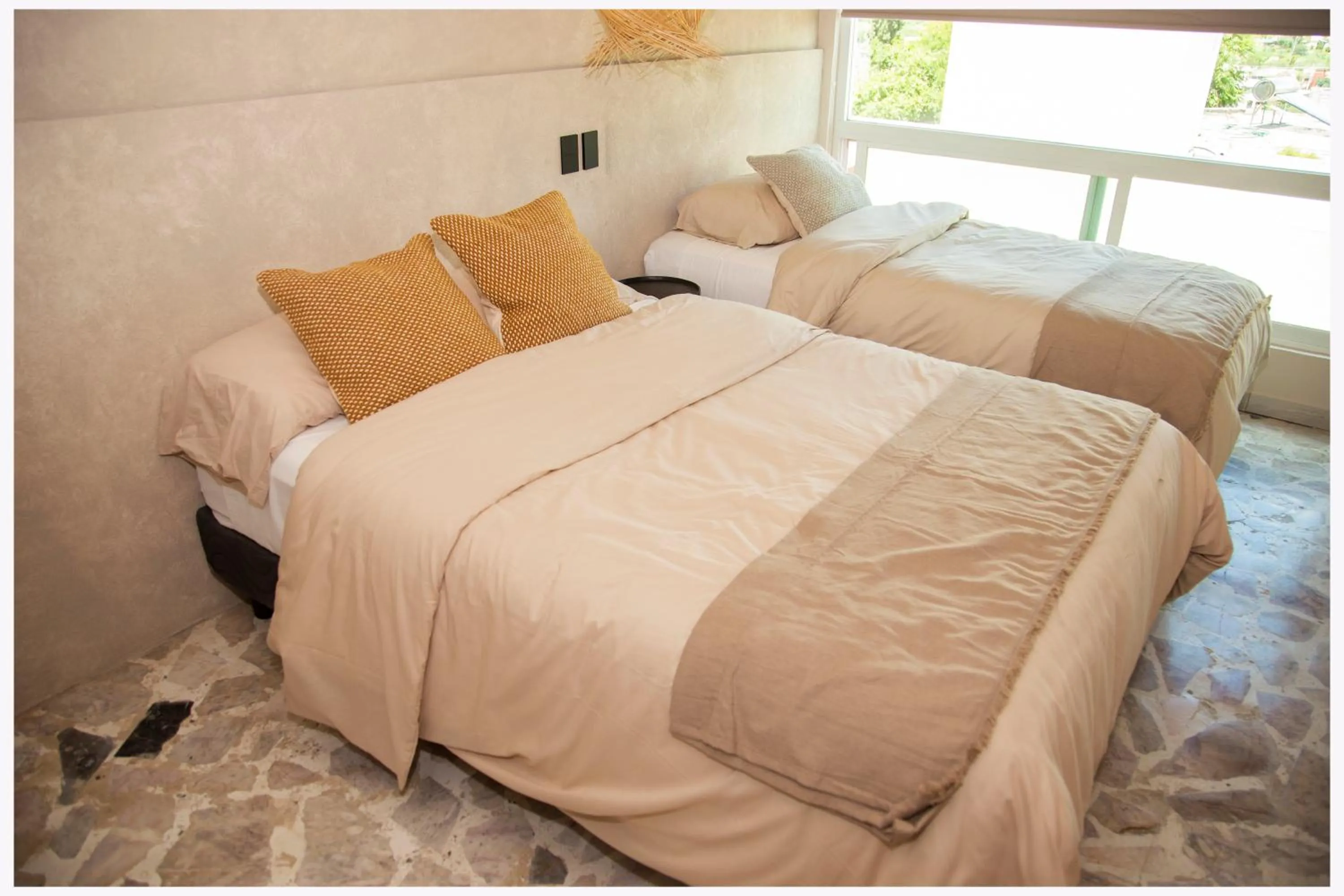 Bed in Hotel Mr Lion and SPA