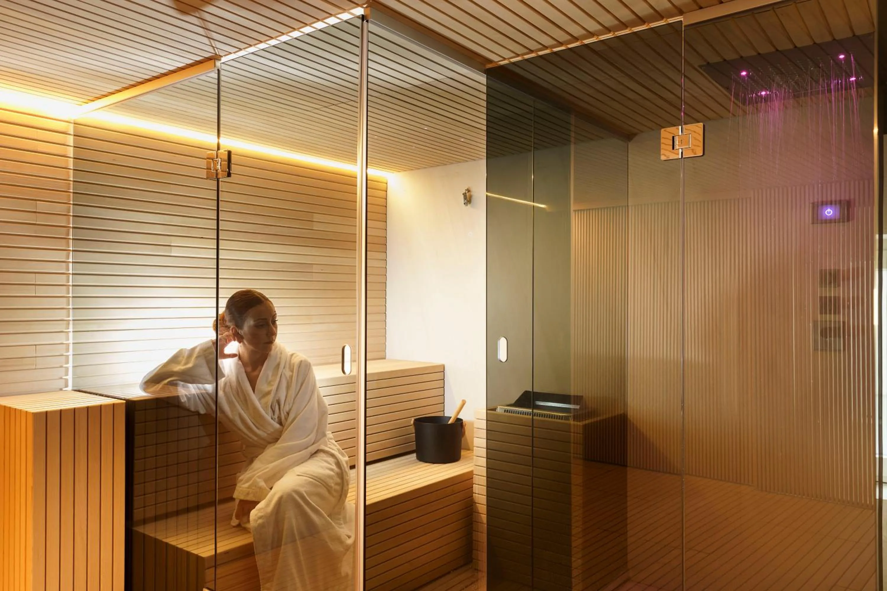 Sauna in Meo Design Suites & Spa