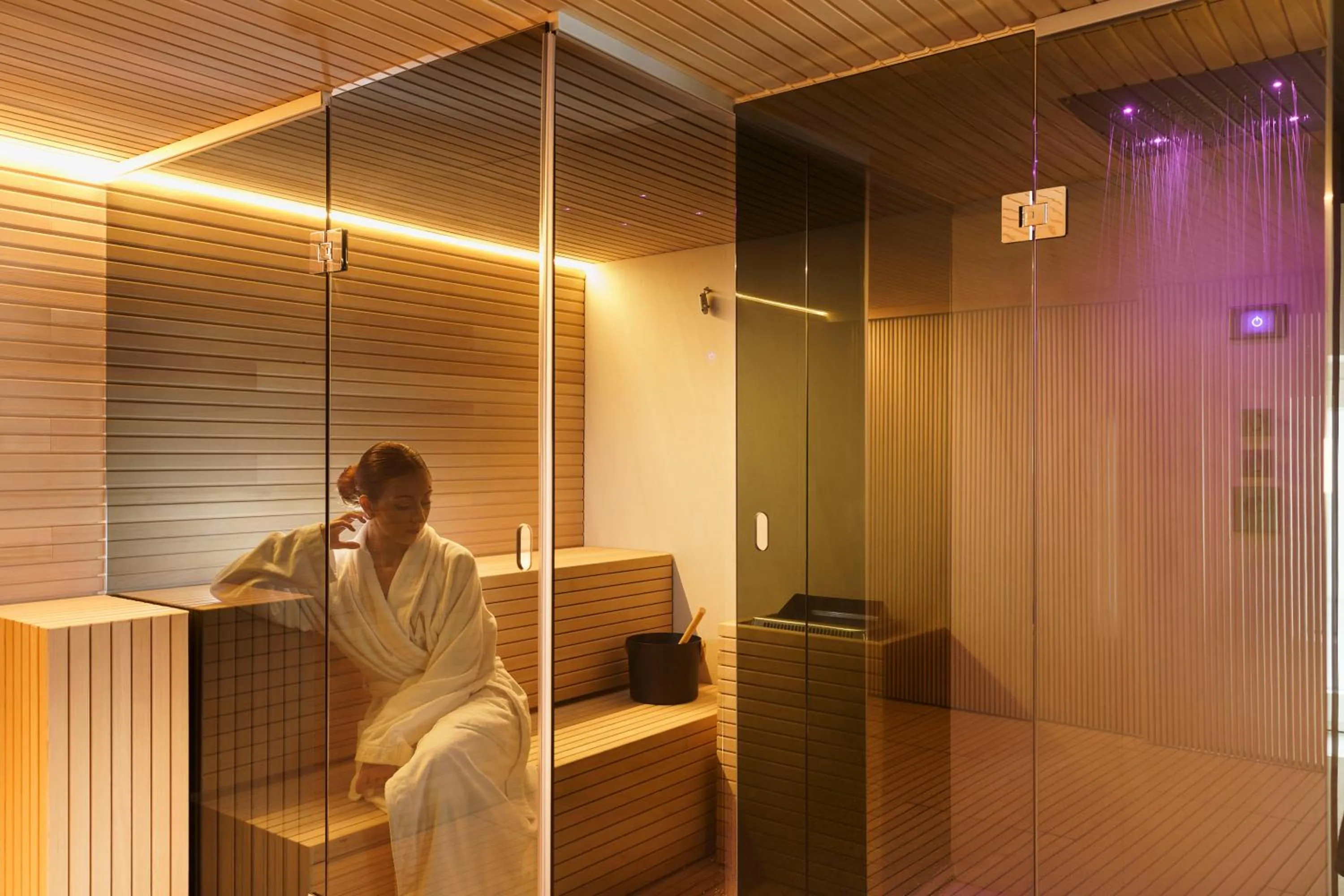 Sauna in Meo Design Suites & Spa