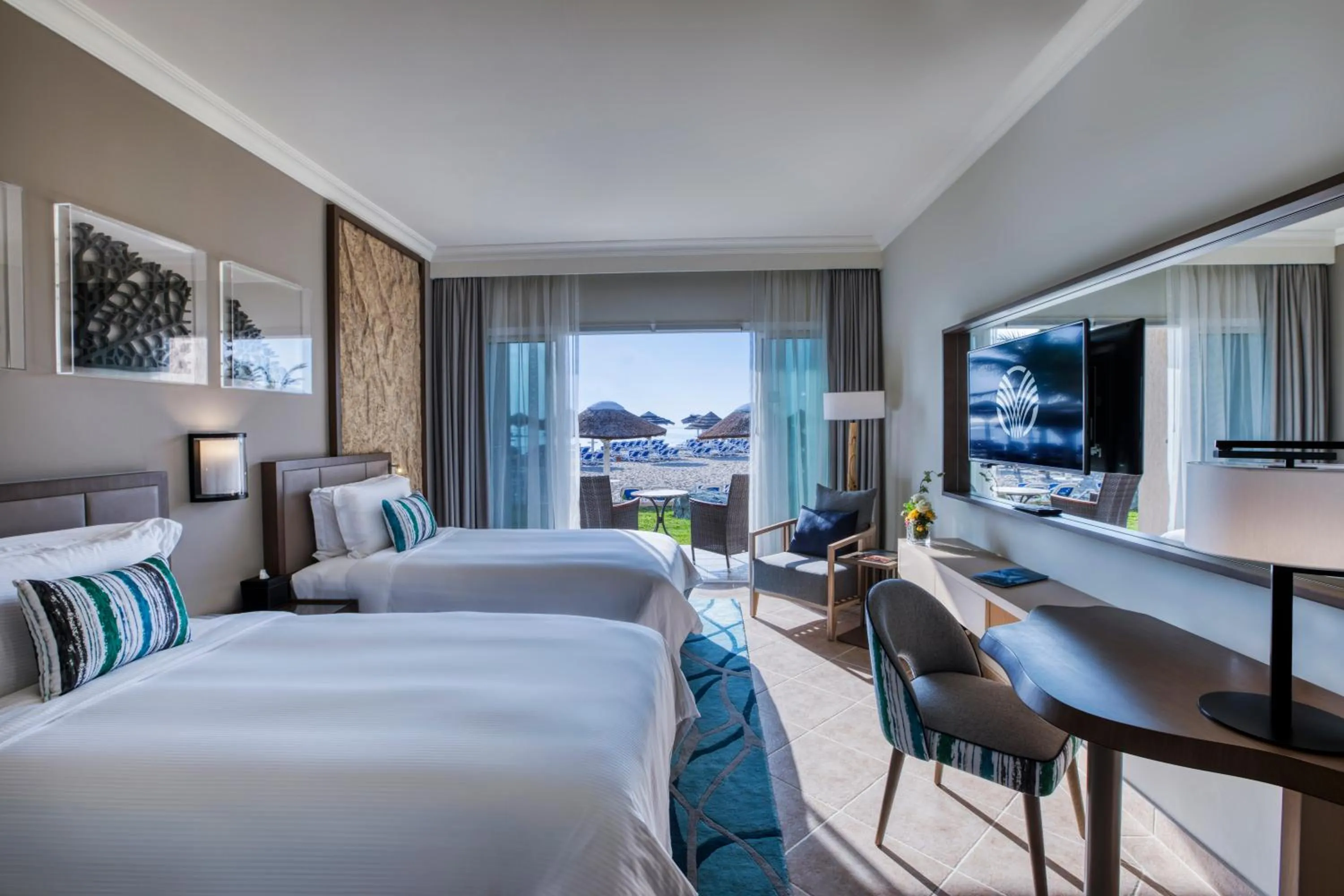 Photo of the whole room, Bed in Fujairah Rotana Resort & Spa - Al Aqah Beach