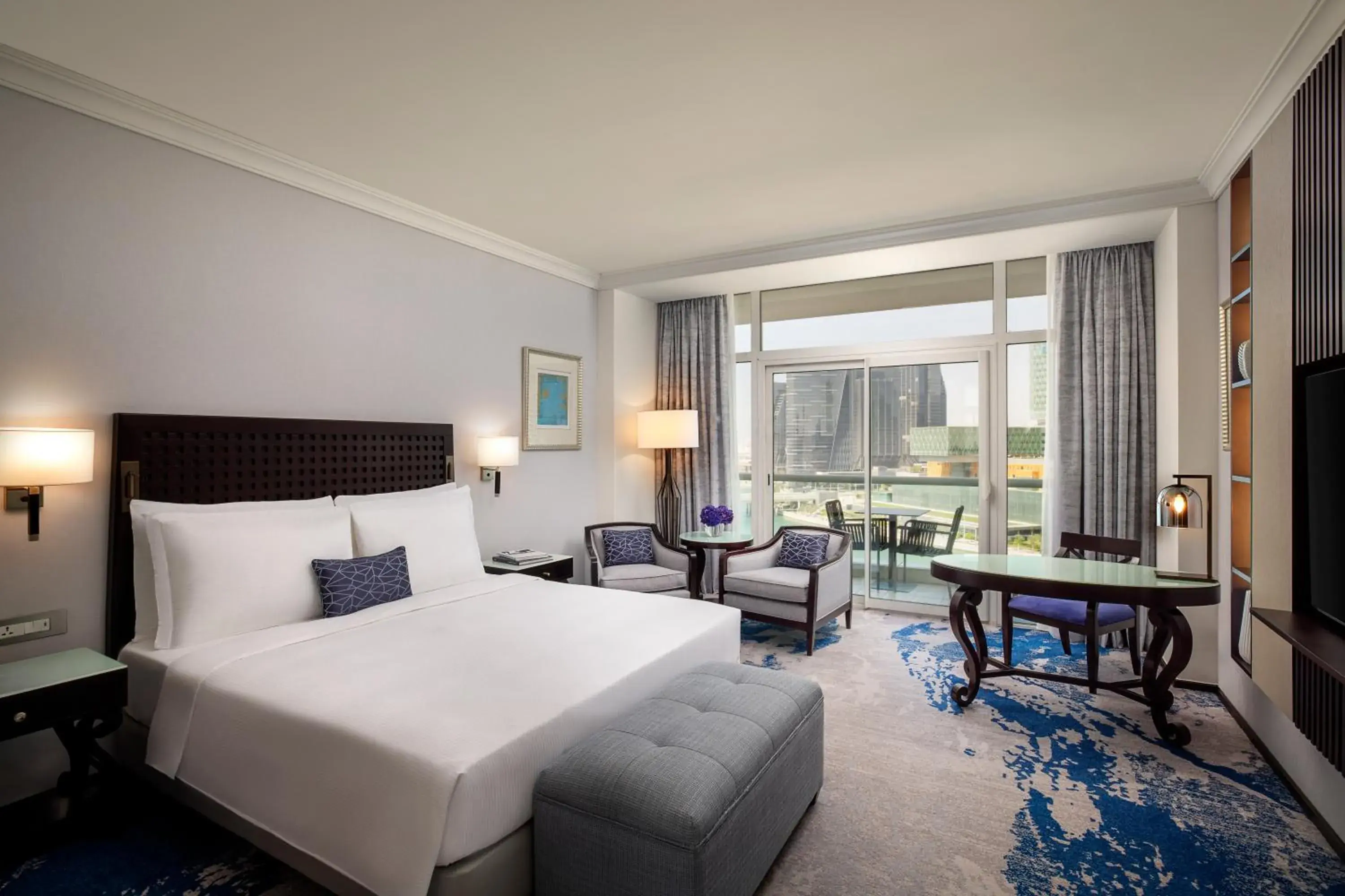 Spacious Sea View Room with Balcony and Lounge Access - single occupancy - King Bed in Beach Rotana - Abu Dhabi Spacious Sea View Room with Balcony and Lounge Access - single occupancy - King Bed in Beach Rotana - Abu Dhabi