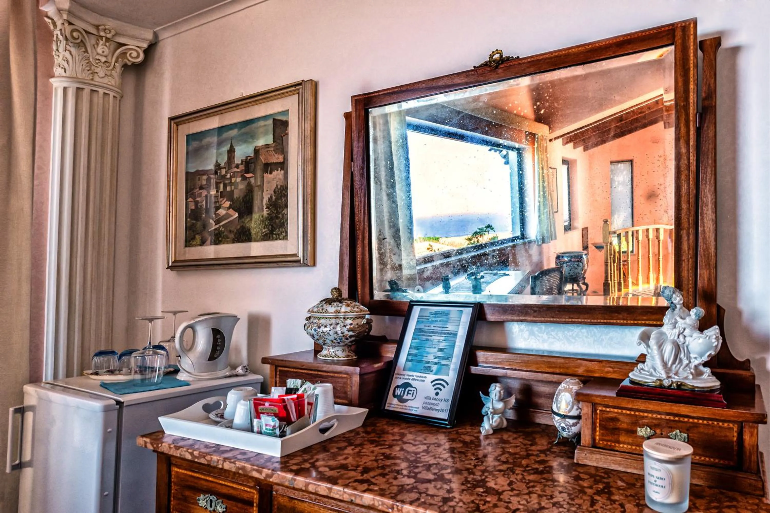 Coffee/tea facilities in B&B Villa Bency