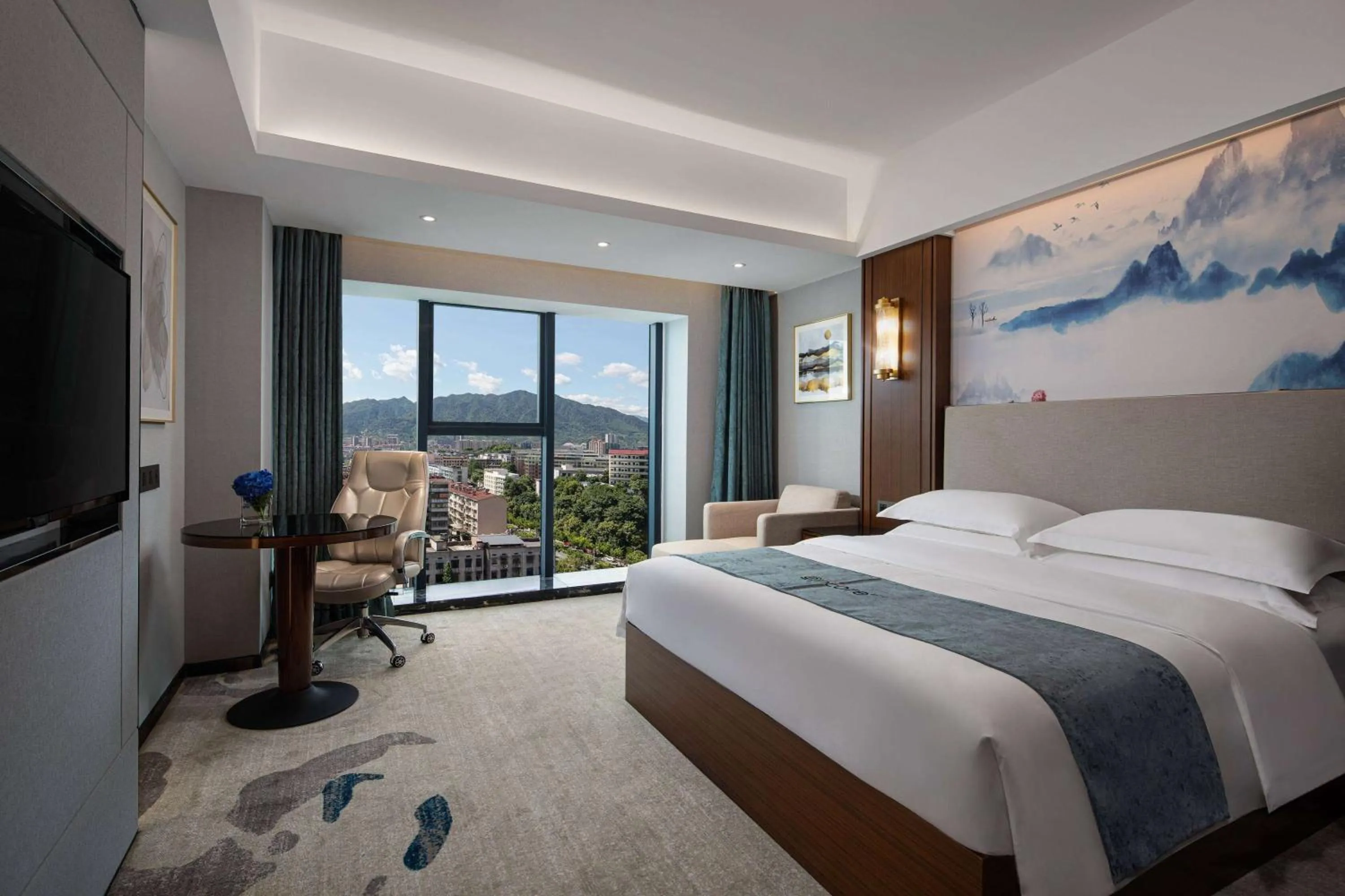 Photo of the whole room, Bed in Ramada Encore by Wyndham Chenzhou North