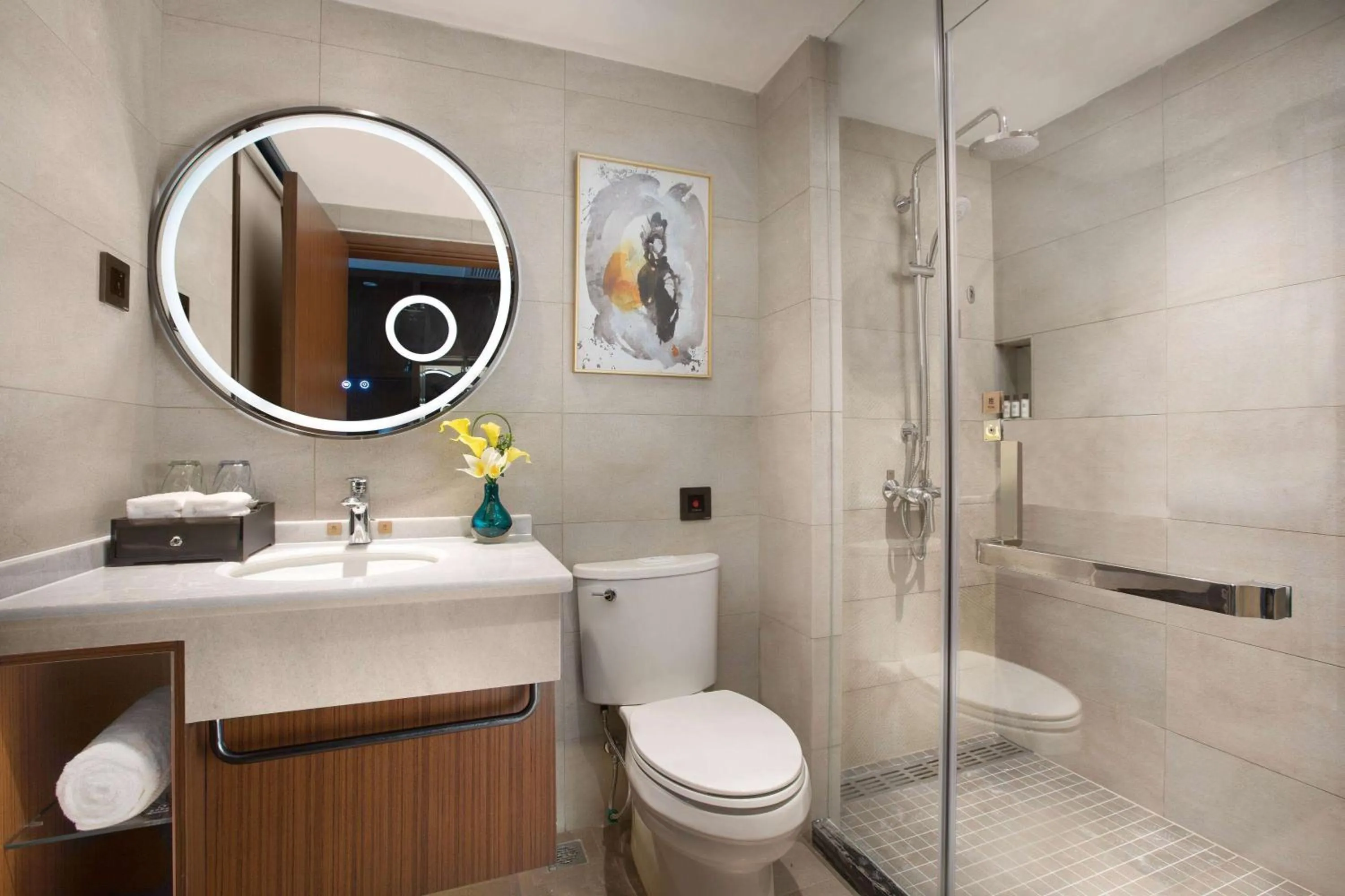 Bathroom in Ramada Encore by Wyndham Chenzhou North