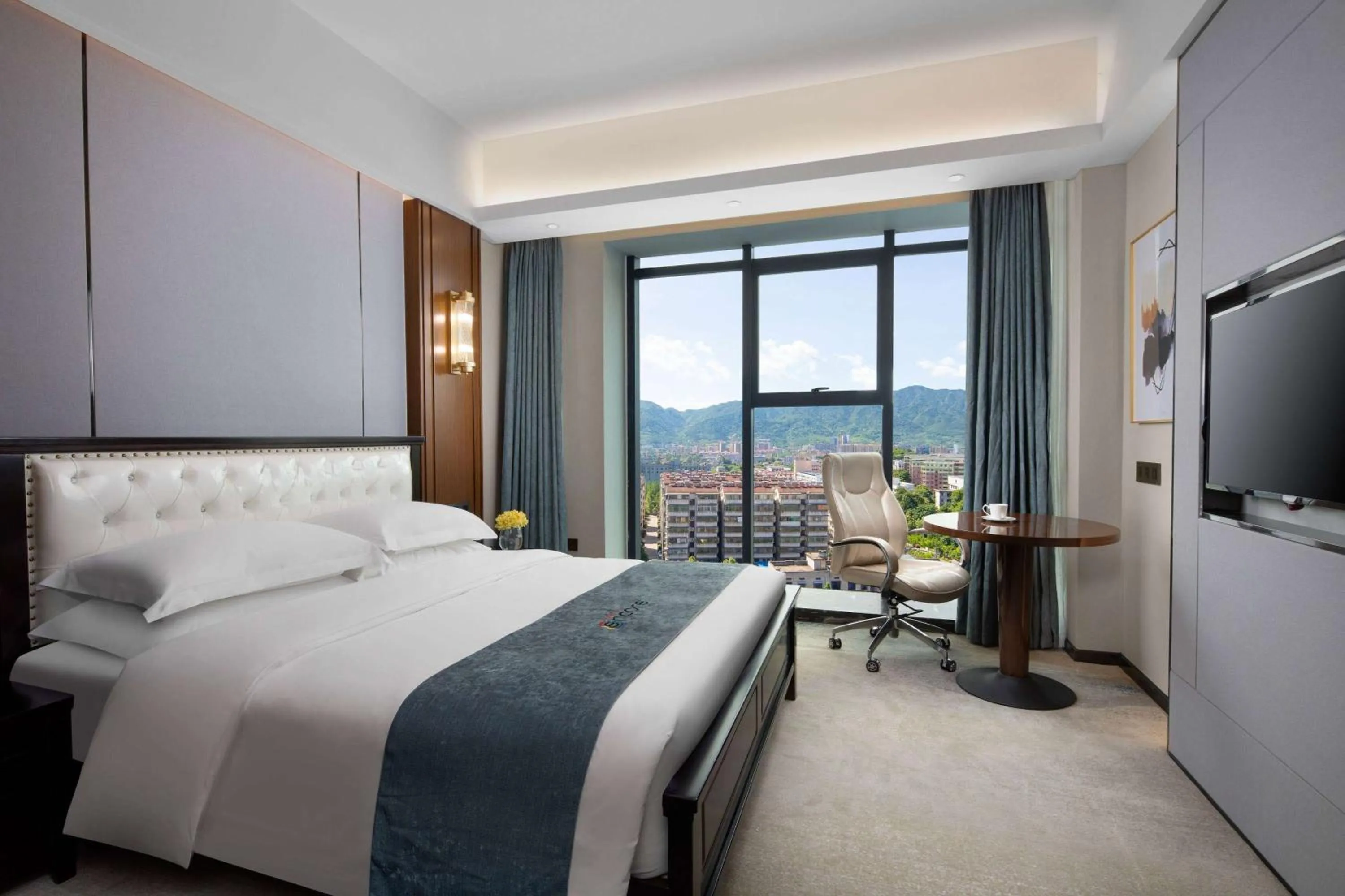 Photo of the whole room, Bed in Ramada Encore by Wyndham Chenzhou North