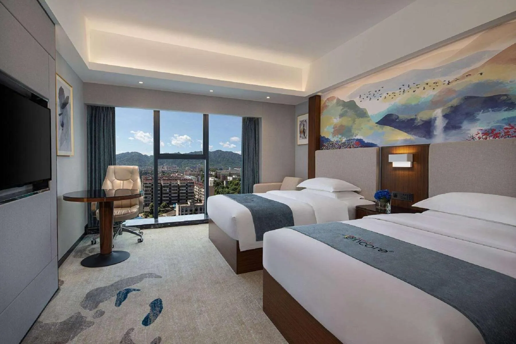 Photo of the whole room, Bed in Ramada Encore by Wyndham Chenzhou North